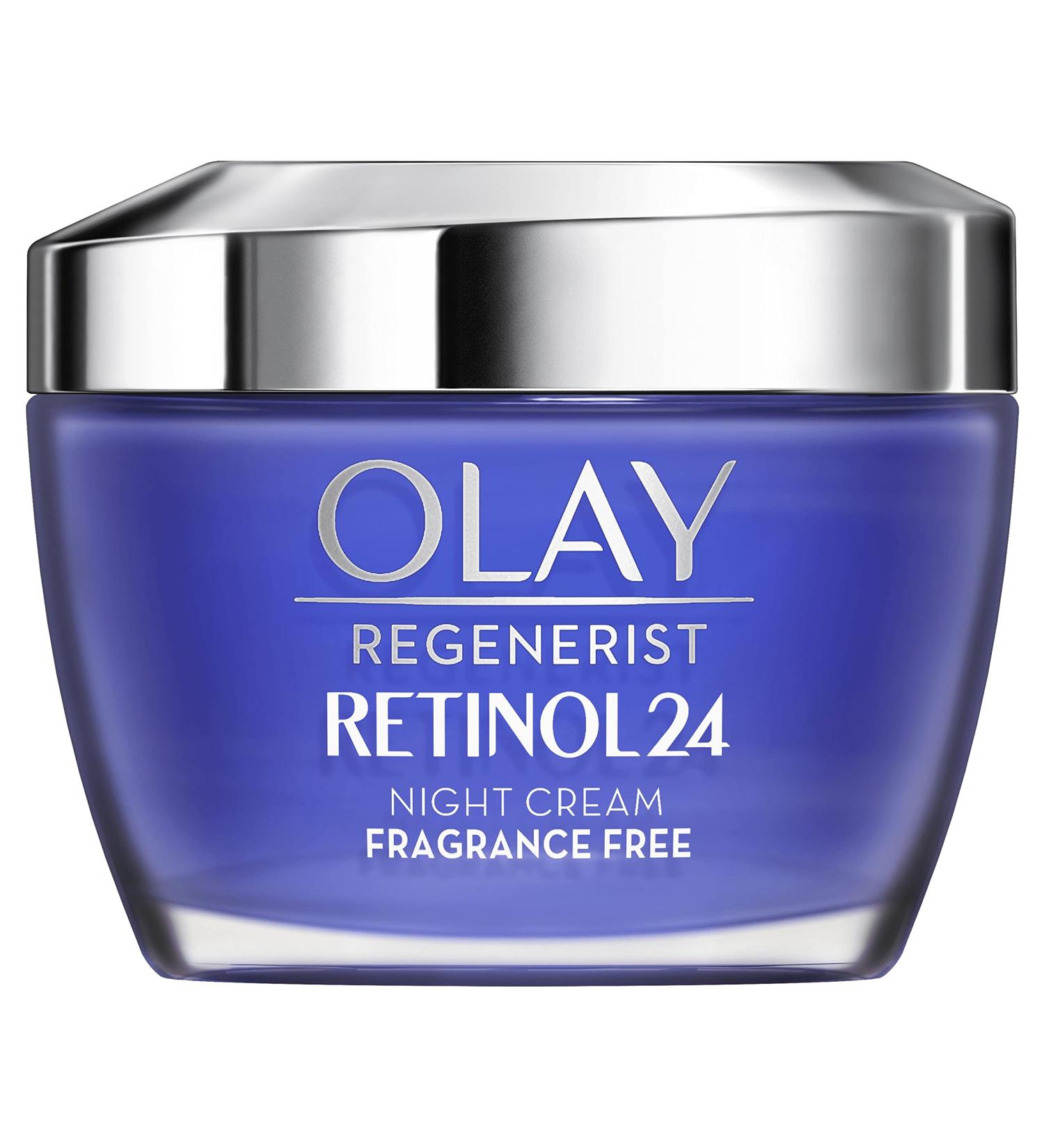 Olay Regenerist Retinol24 Night Face Cream Moisturiser 50ml - Fragrance Free - Buy Online on GoSupps.com