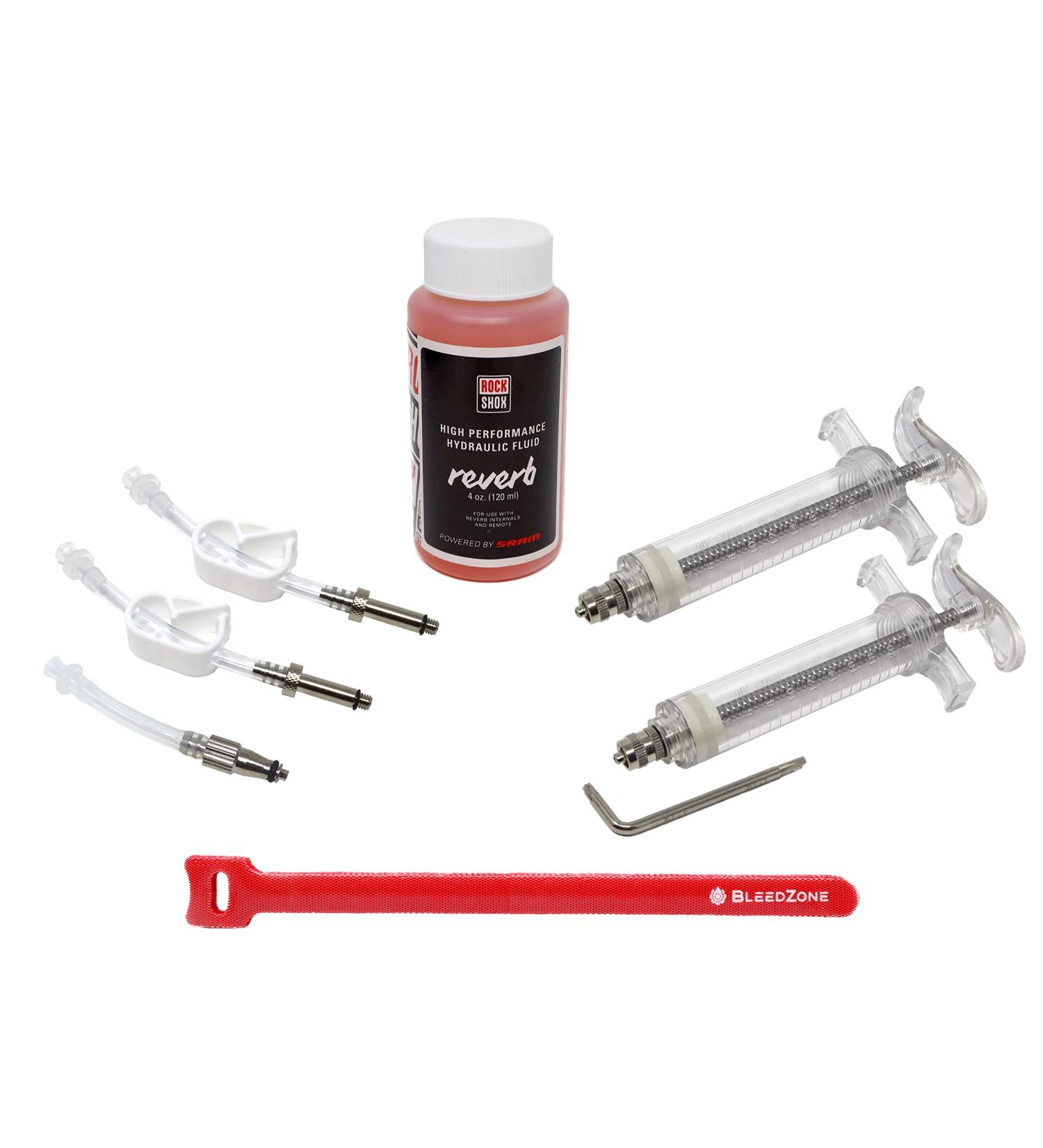 RSN Sports Pro Bleed Kit for RockShox Reverb 1x and X-Loc | Genuine Reverb Fluid Included - Buy Online on GoSupps.com