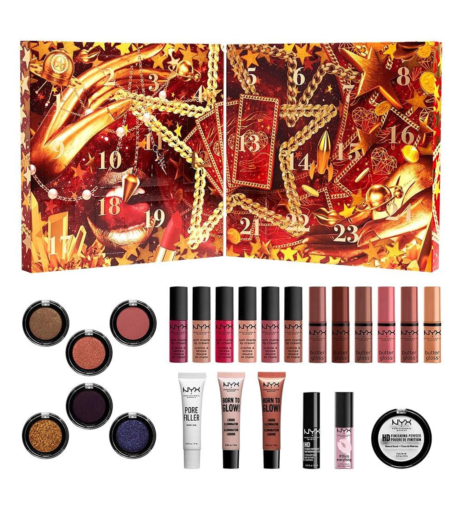 NYX Professional Makeup Holiday Countdown Advent Calendar - Gimme Super Stars! - Buy Online on GoSupps.com