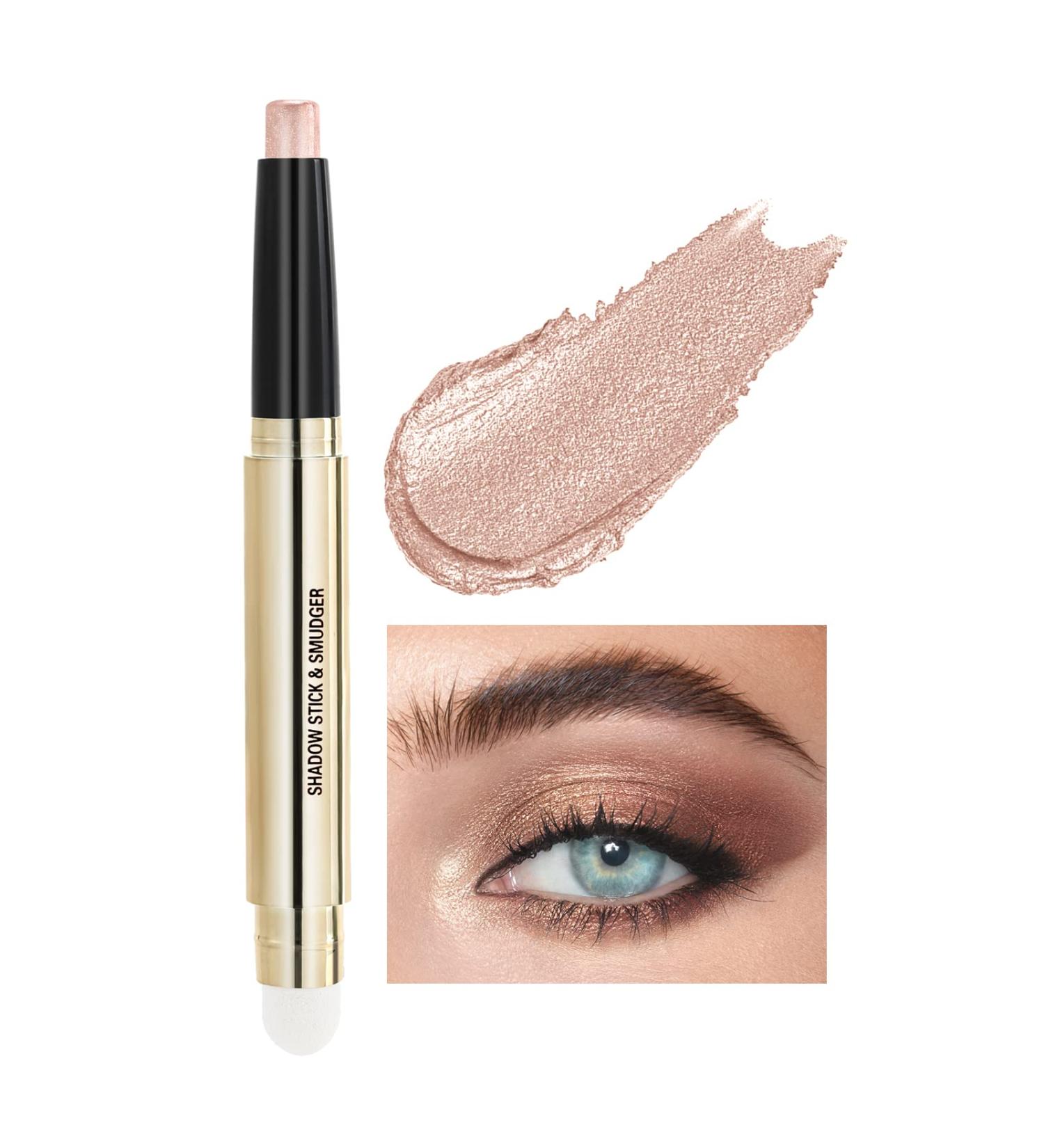 Boobeen Double-Ended Eyeshadow Stick | Waterproof Glitter & Matte Eye Shadow Pen | Creamy Highlighter Pencil for Eye Makeup - Buy Online on GoSupps.com