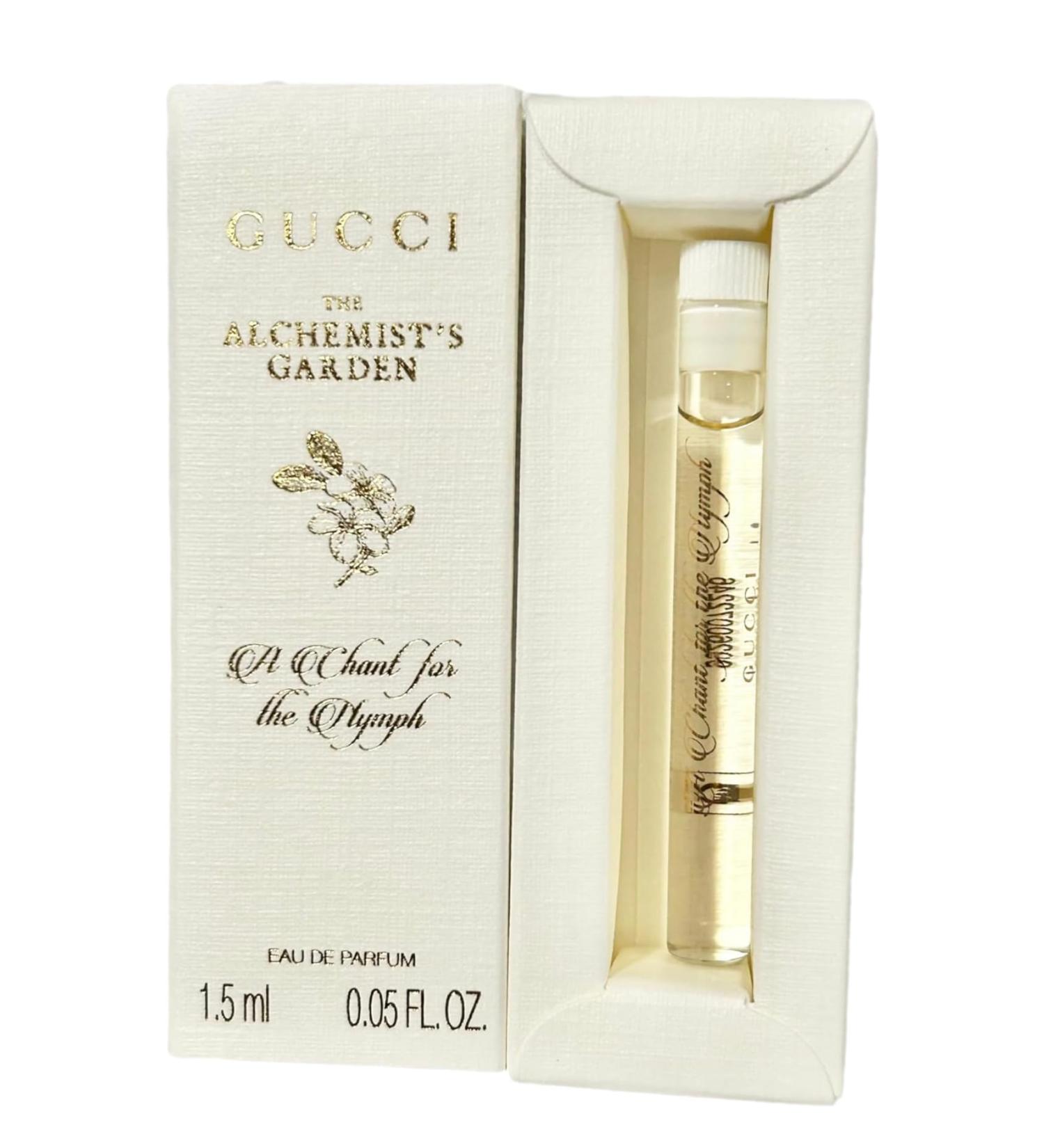 Gucci The Alchemist's Garden A Chant For The Nymph Sample Perfume Splash 1.5 ml / 0.05 oz (1 sample) unisex The Alchemist's Garden A Chant for the Nymph 0.05 Fl Oz (Pack of 1) - Buy Online on GoSupps.com