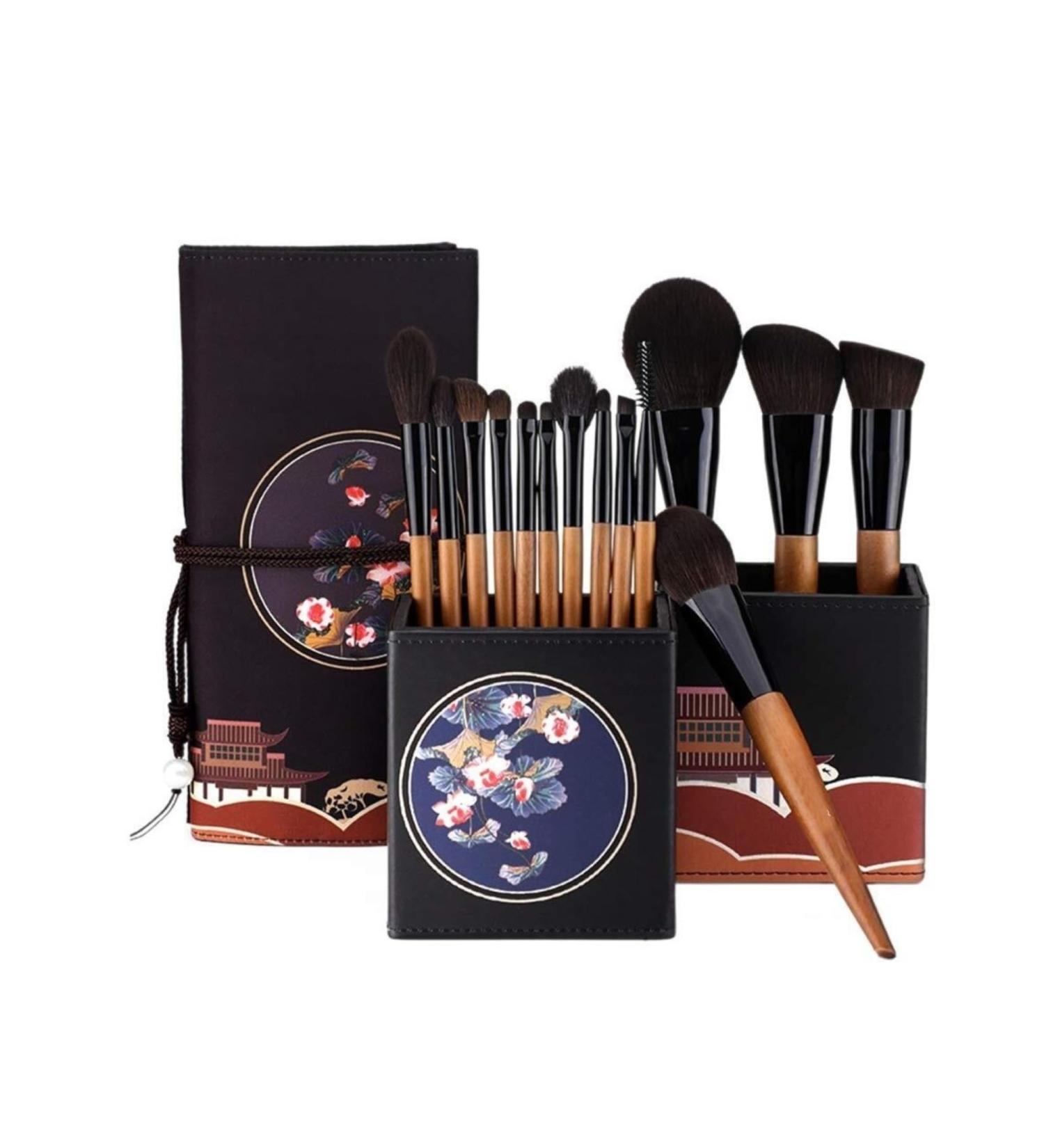 Makeup Brush 14 Set of Beginner Makeup Set High-end Fiber Makeup Brush Super Soft Daily Makeup Tool Beauty - Buy Online on GoSupps.com