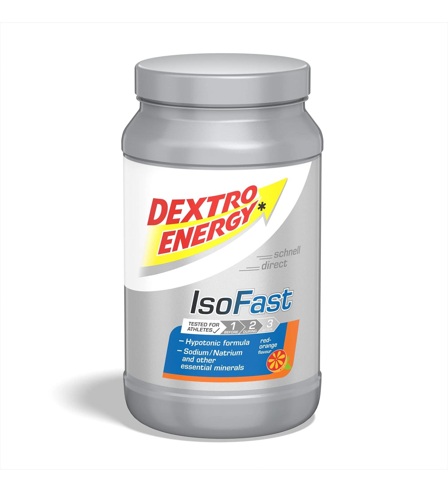 Dextro Energy Carbo mineral drink red orange 1120 g - Buy Online on GoSupps.com