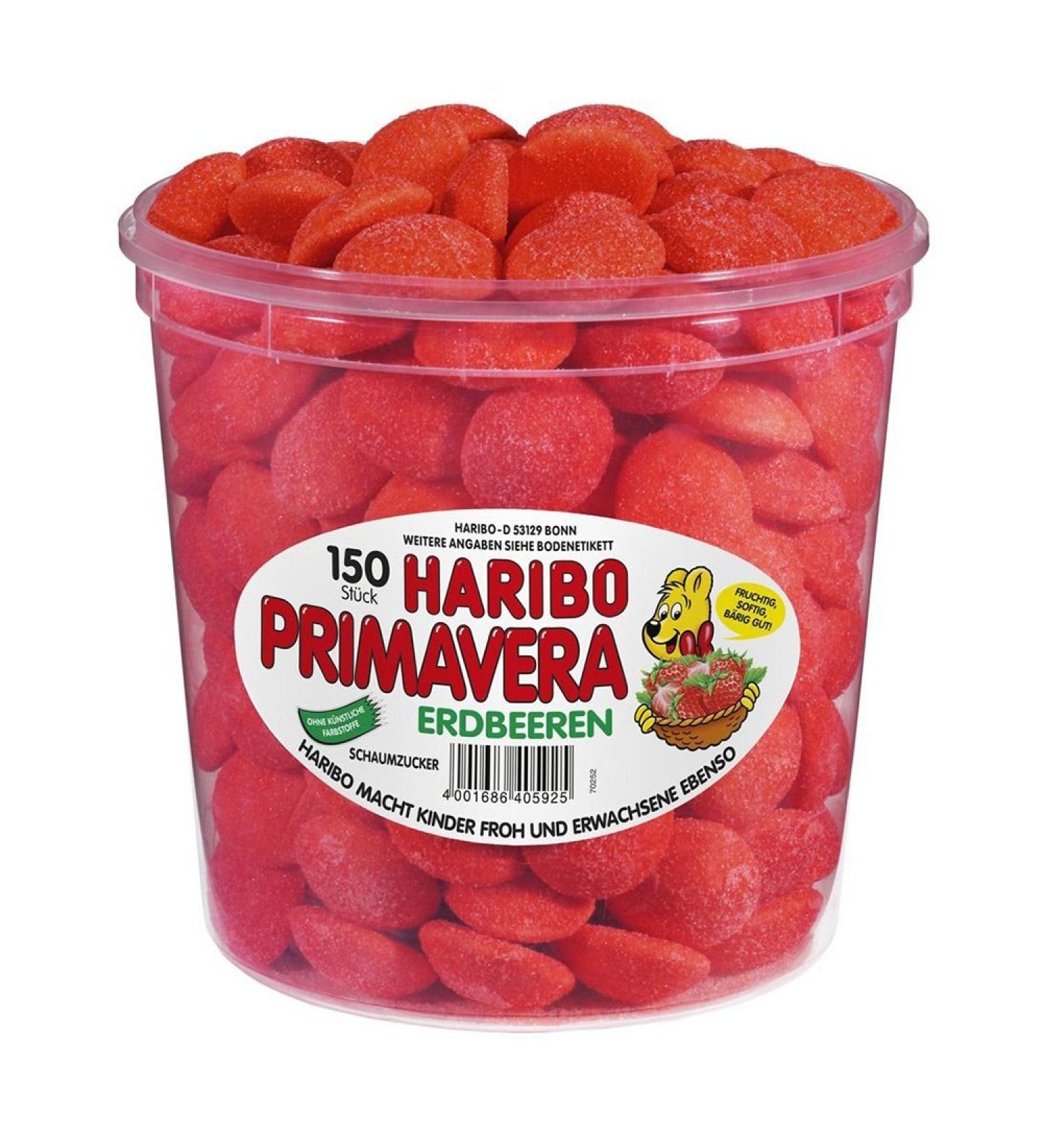 HARIBO Primavera Strawberries Pack of 2 (2 x 1.05 kg) - Buy Online on GoSupps.com
