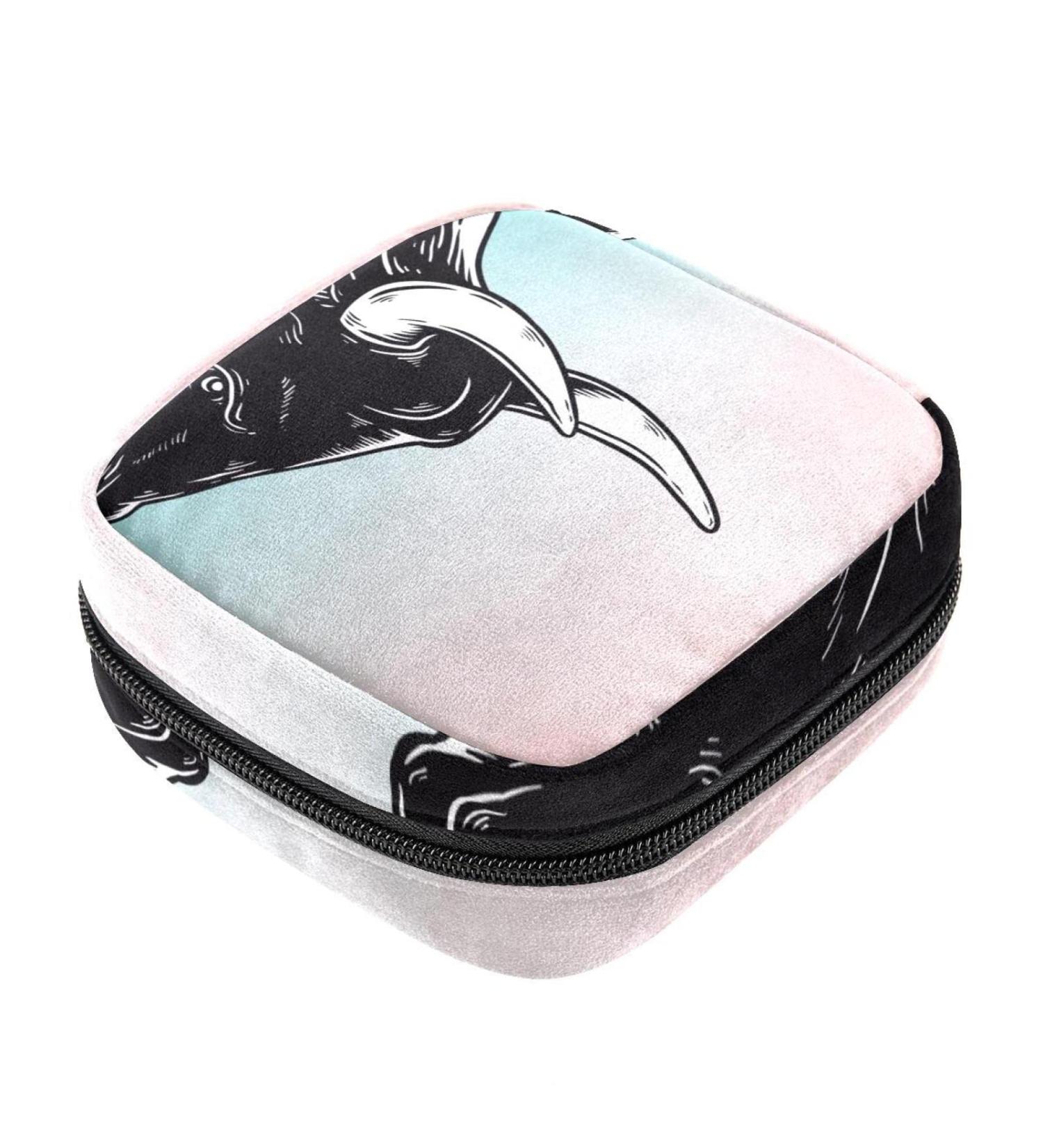 Animal Bull Sanitary Pad Storage Bag with Zipper - Stylish Period Pouch for Teen Girls and Women - Buy Online on GoSupps.com