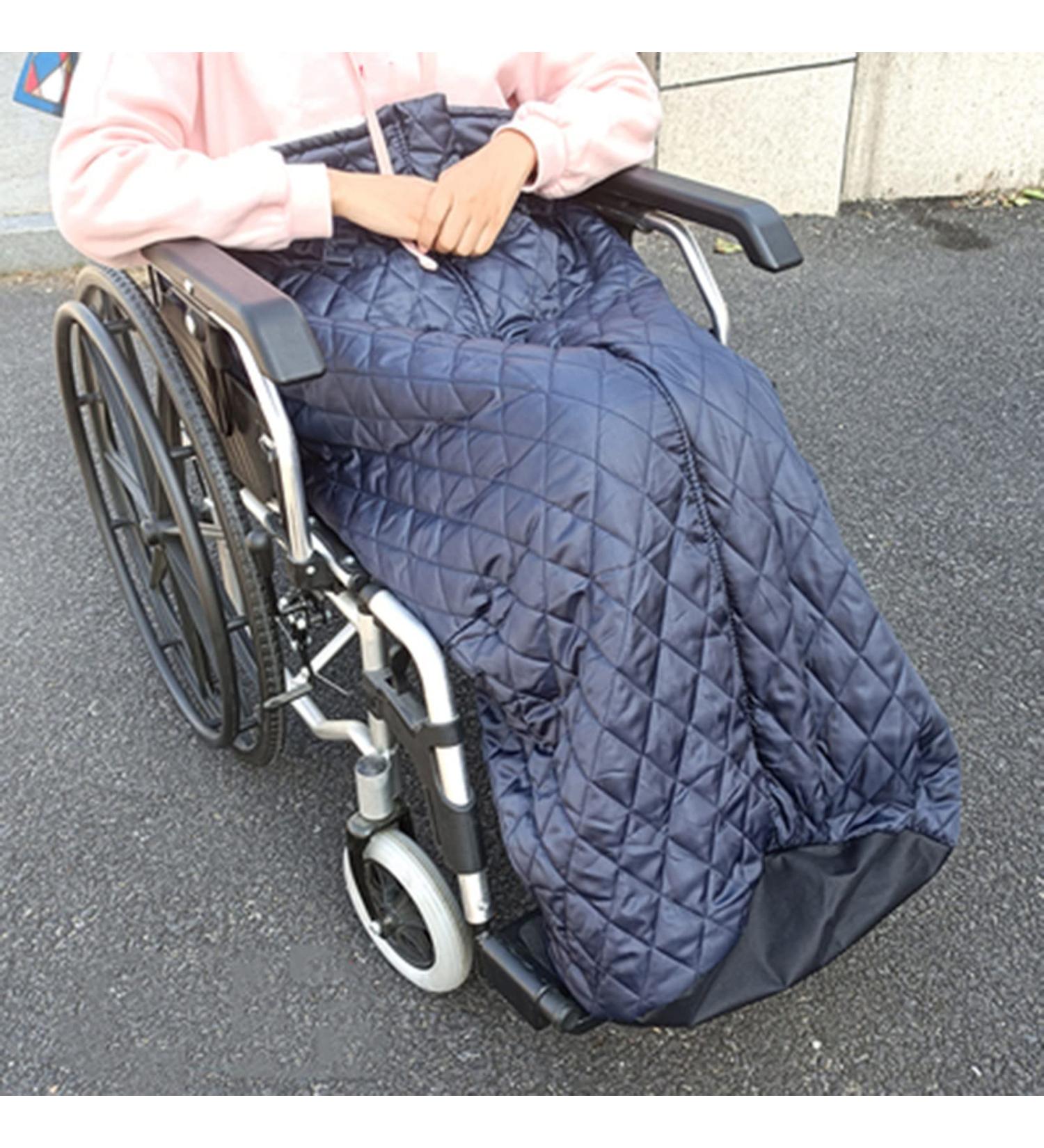 Wheelchair Warmer Cover Blanket Manual Electric Wheelchair Windshield Cold Proof Plus Velvet Leggings and Knee Pads Winter Windproof Cover Blanket - Buy Online on GoSupps.com