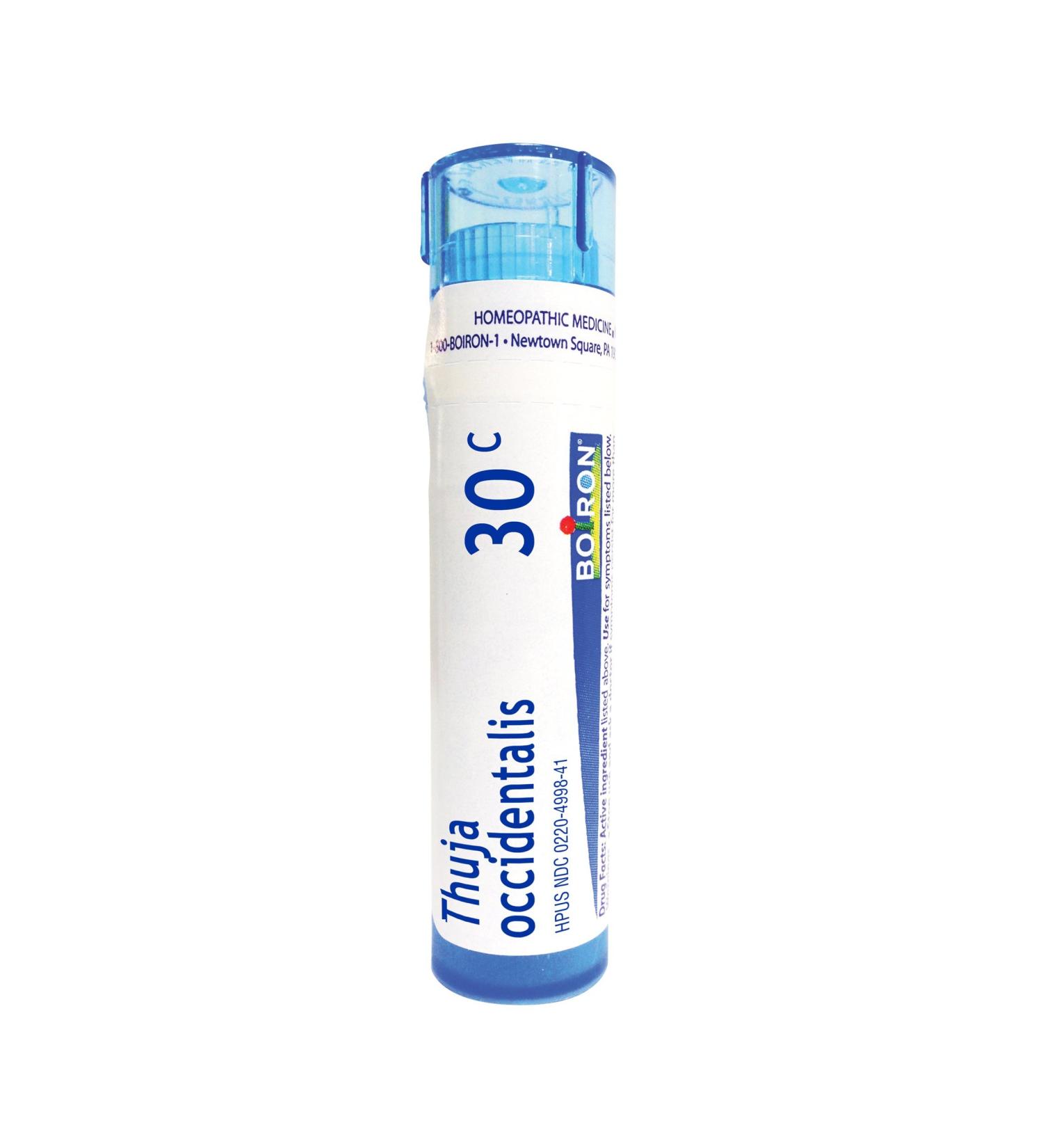 Boiron Thuja Occidentalis 30C - Homeopathic Remedy with 80 Pellets - Buy Online on GoSupps.com
