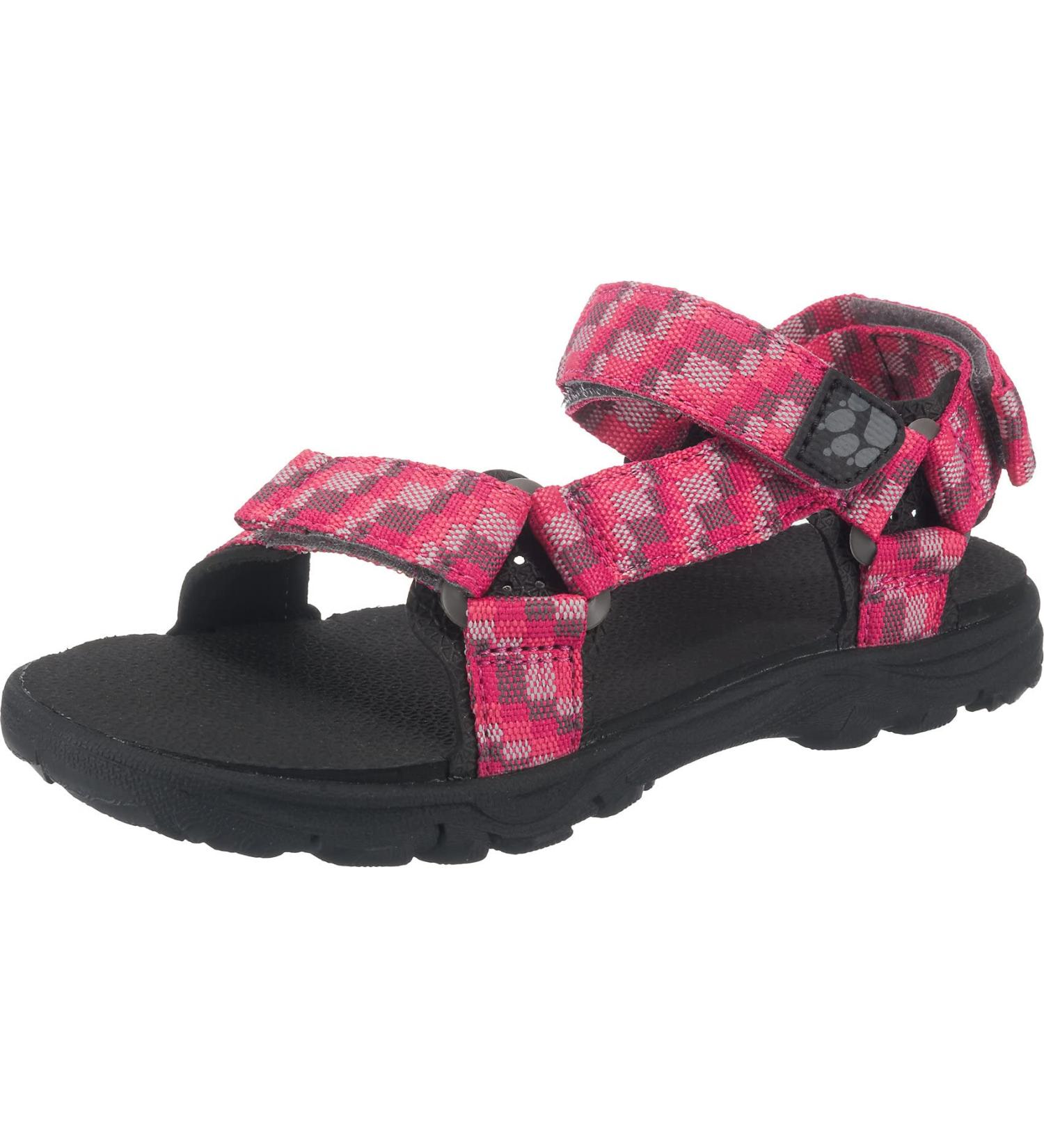 Buy Jack Wolfskin Seven Seas 2 Sandal G | Comfortable Pink Girls Sandals for Everyday & Leisure | Adjustable Velcro Bathing Shoes | EU Size 31 - Buy Online on GoSupps.com