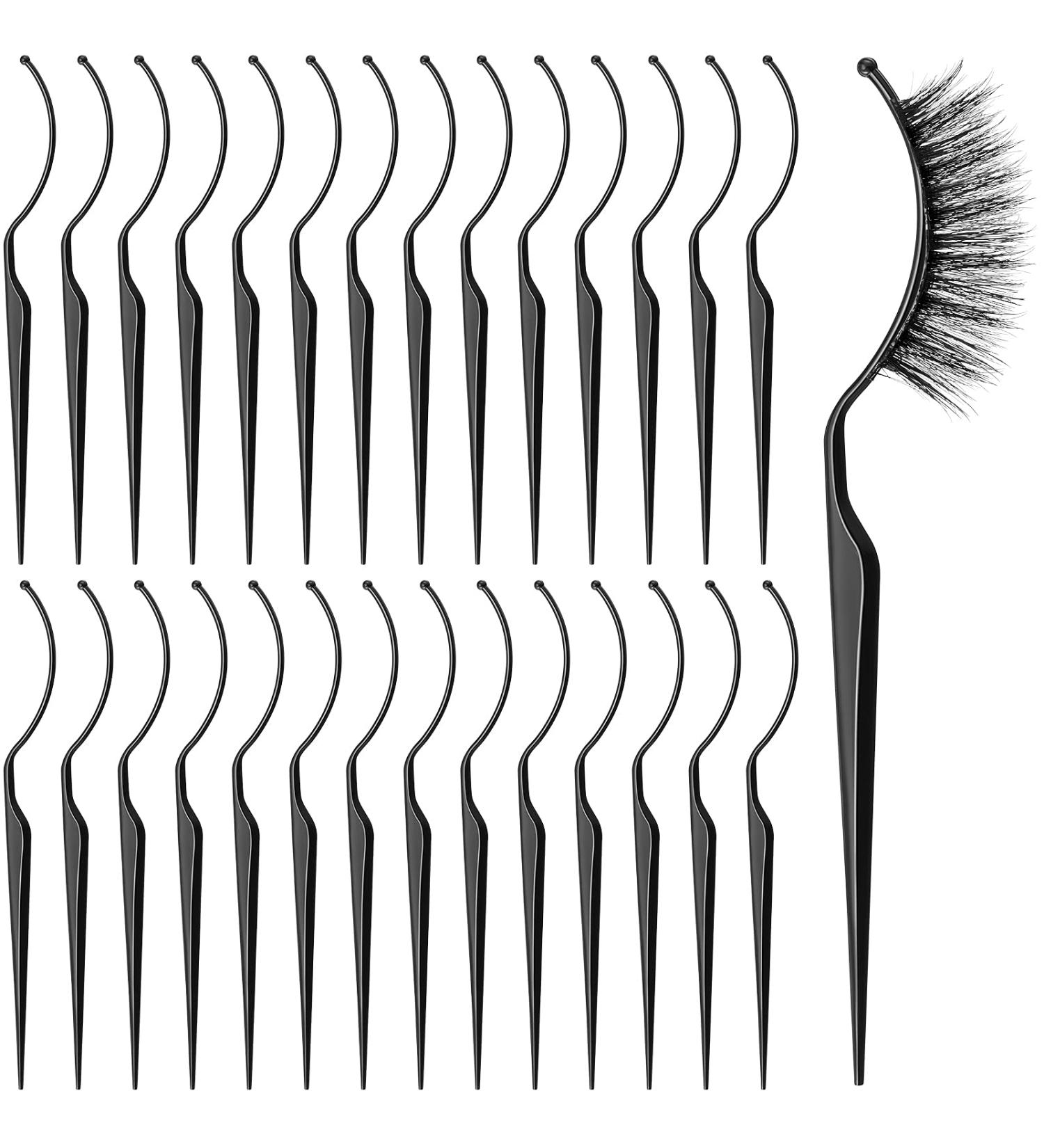 30-Piece False Eyelashes Display Stick & Applicator Tool Set - Black | Eyelash Extension Supplies for Grafted Eyelashes - Buy Online on GoSupps.com