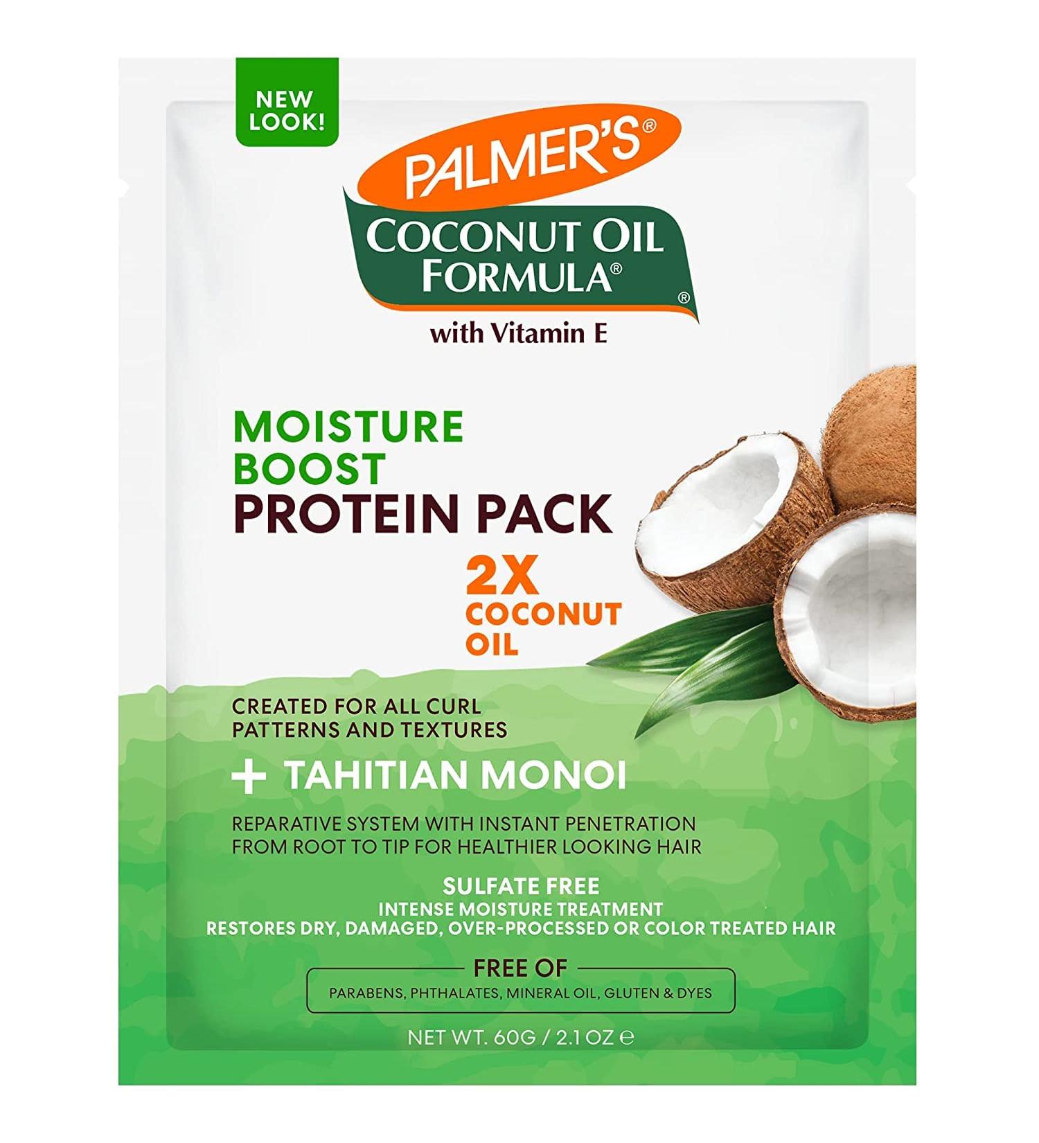 Palmers Coconut Hair Oil Protein Pack 2.1 Oz - Deep Conditioning Formula (Pack of 3) - Buy Online on GoSupps.com