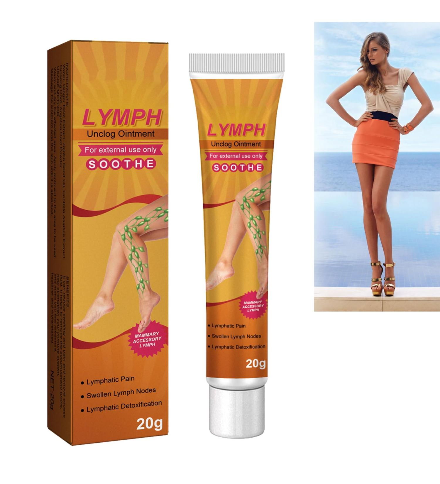 KOAHDE Gingerlegs Anti Swelling Detoxing Ointment Lymphcare Ginger Ointment Anti Swelling Cream for Legs Lymphatic Drainage Anti Cellulite Cream Antiswelling Lympunclog Cream Ginger Soothing Cream - Buy Online on GoSupps.com