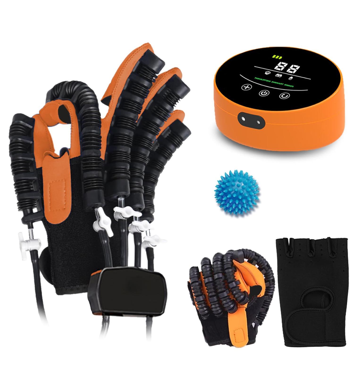 Rehabilitation Robot Gloves for Stroke Hemiplegia Patients Traitement Des Dysfonctionnements de Main Hand Exerciser Aids Robotic Rehab Glove(A:Left Hand B:Right Hand) - Buy Online on GoSupps.com