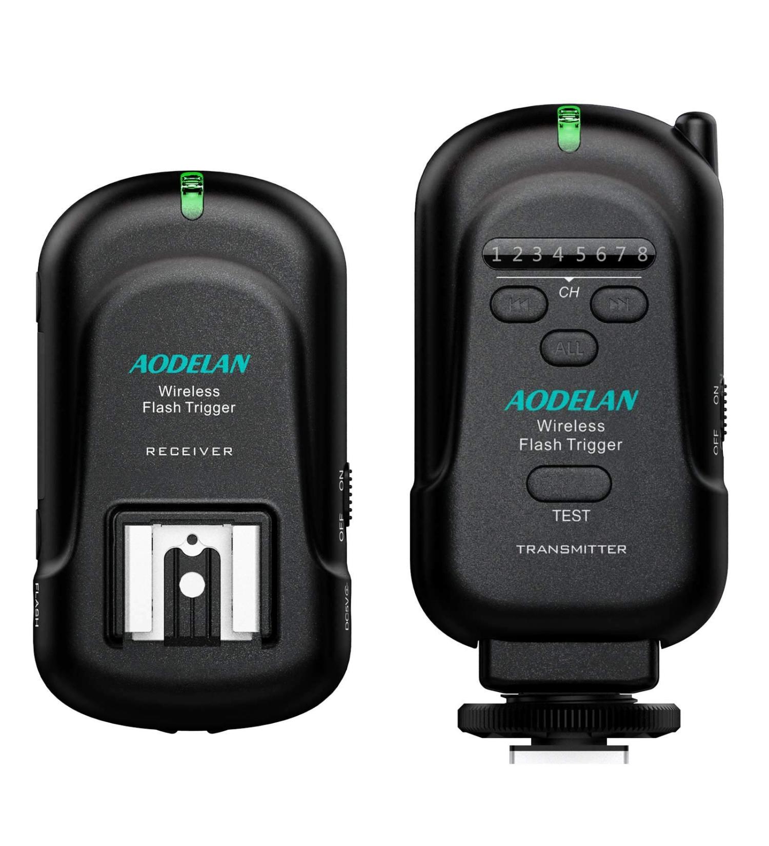 AODELAN Universal Hot Shoe Flash Trigger Set for Canon, Nikon, Sony, and More - Buy Online on GoSupps.com