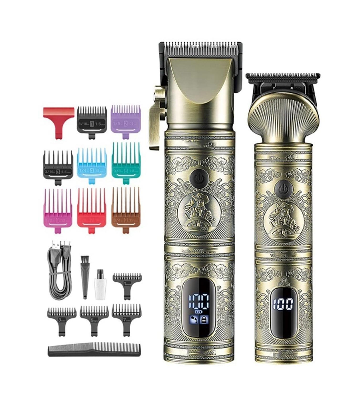 Professional Men's Hair Cutting Tool - Barber Grade Trimmer & Clipper Set for Perfect Grooming | International Shipping Available - Buy Online on GoSupps.com