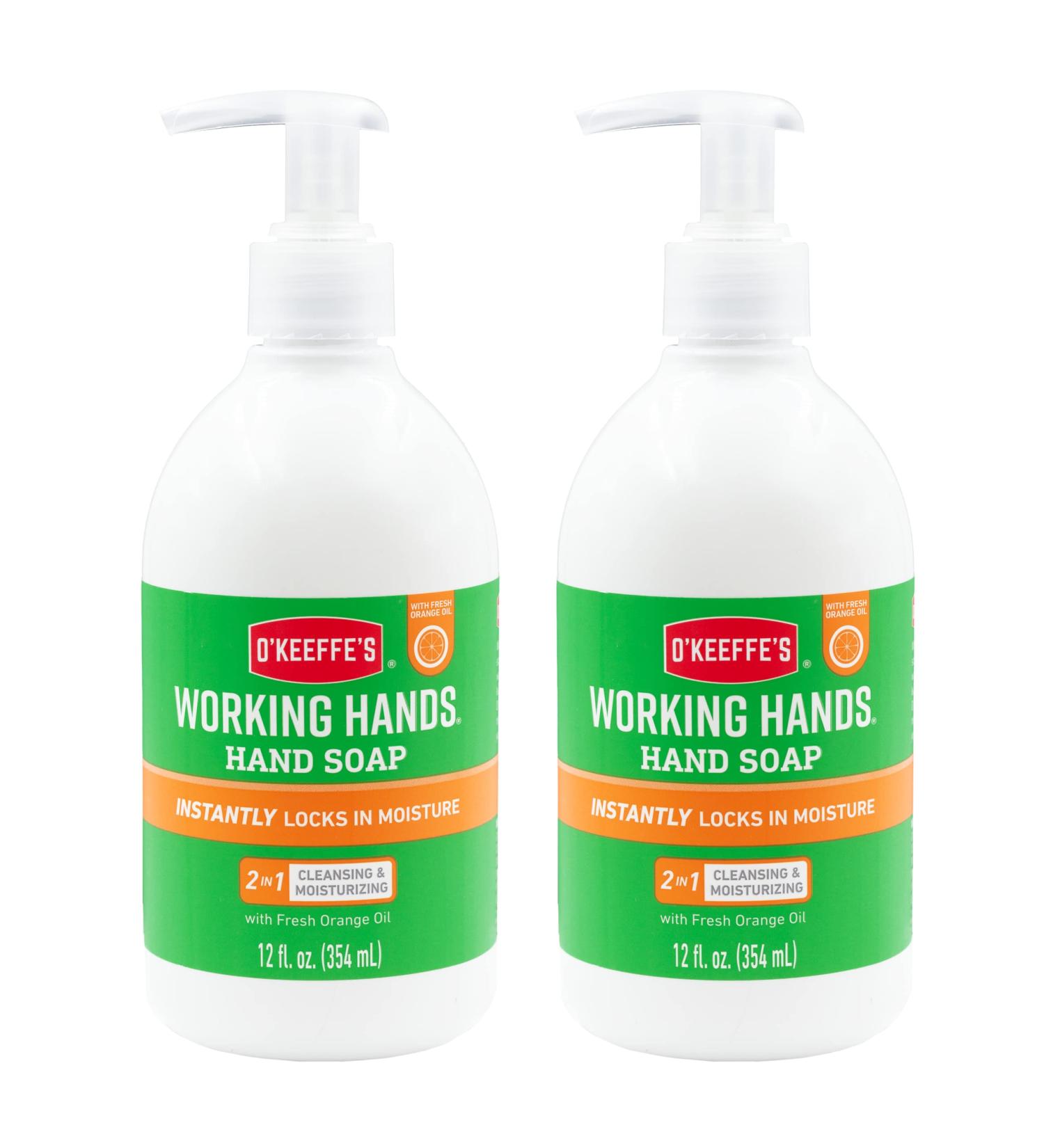 O'Keeffe's Working Hands Hand Soap with Fresh Orange Oil 12 oz Pump (2 Pack) - Buy Online on GoSupps.com