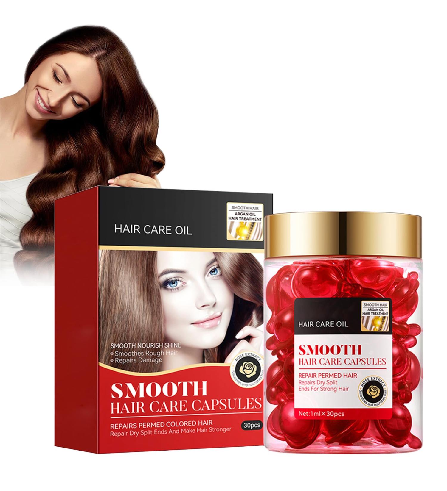 11 Hair Treatment Serum Hair Care Capsules Hair Oil Serum 30 Pcs Hair Care Capsules Moisturizing AntiFrizz Hair Repair Serum with Essential Oils - Buy Online on GoSupps.com