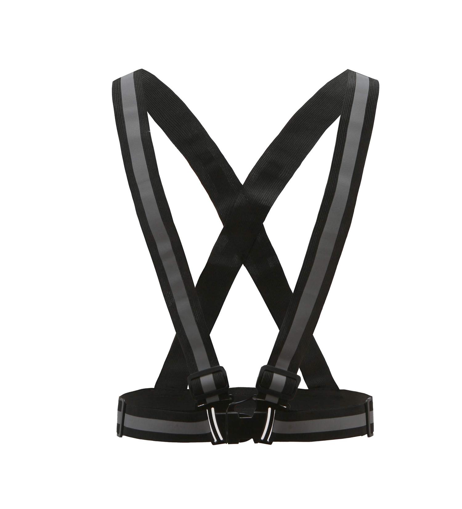 Buy Aykrm Adjustable Reflector Safety Vest for Jogging Running & Biking - Reflective Vest for Adults & Kids - Black - Buy Online on GoSupps.com