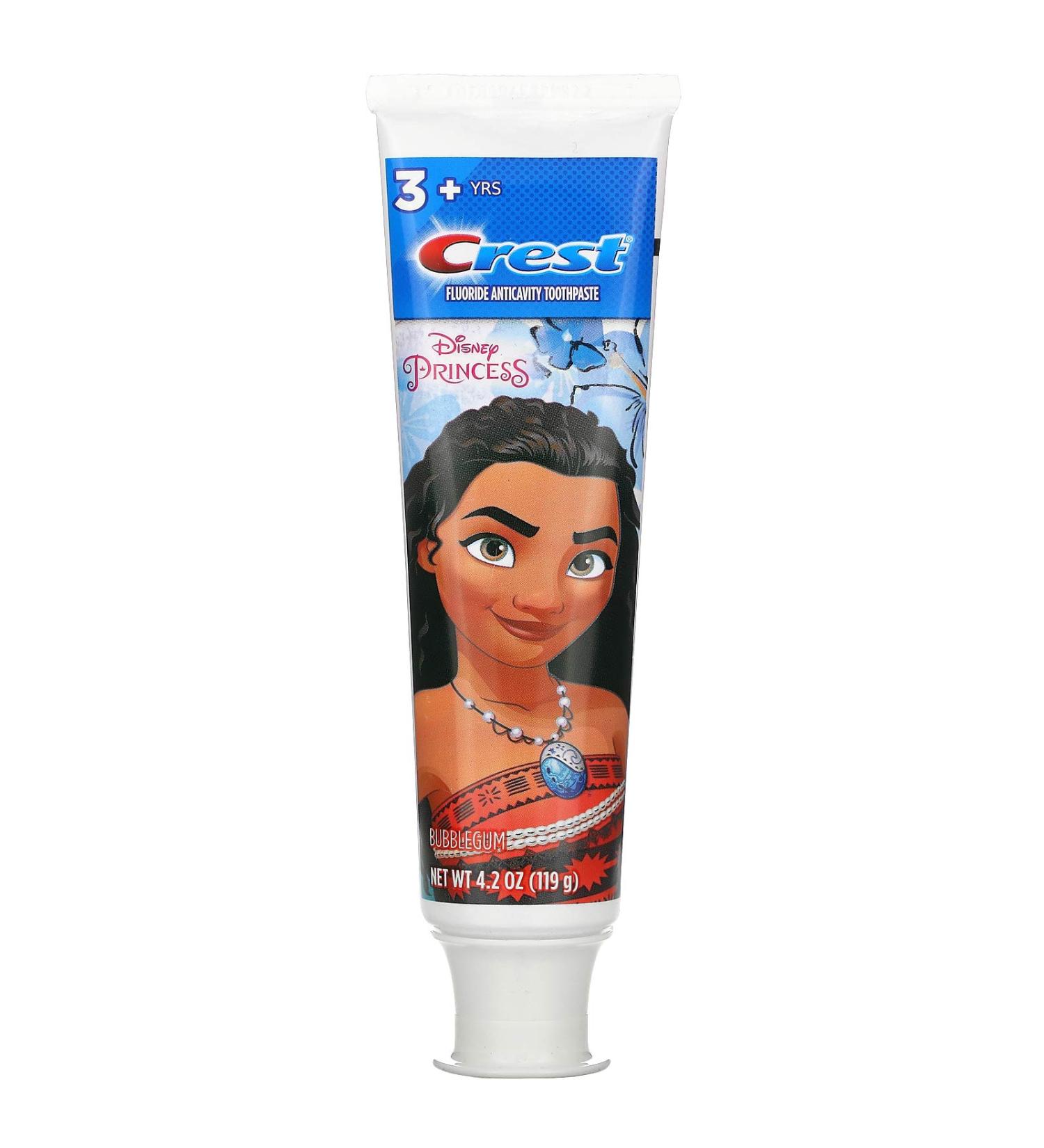 Crest Pro-health Stages Disney Princess Kid's Toothpaste 4.2 Oz (Pack of 2) 4.2 Ounce (Pack of 2) Moana