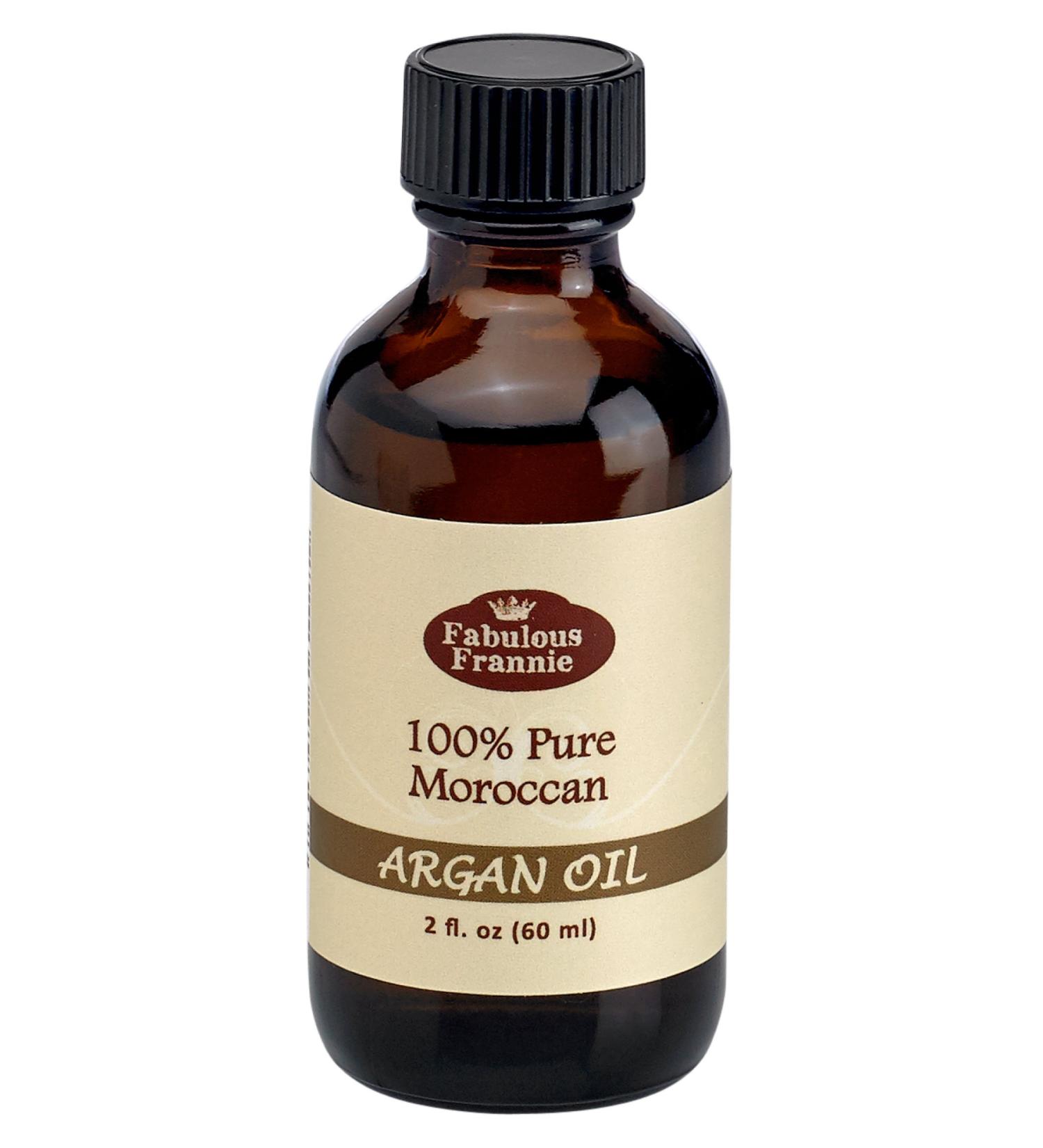 Fabulous Frannie Moroccan ARGAN Oil 100% Pure for Hair Skin Nails Carrier Treatment Oil 2oz