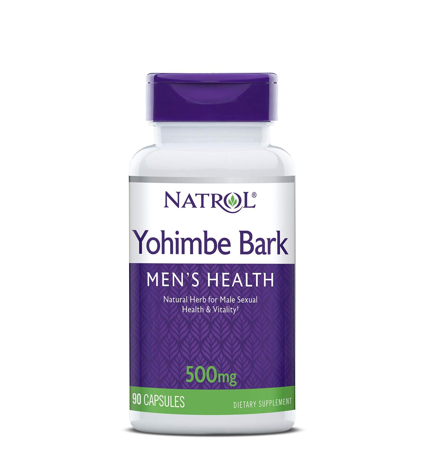 Natrol Yohimbe Bark 500mg Capsules - 90 Count | Natural Energy Booster - Buy Online on GoSupps.com