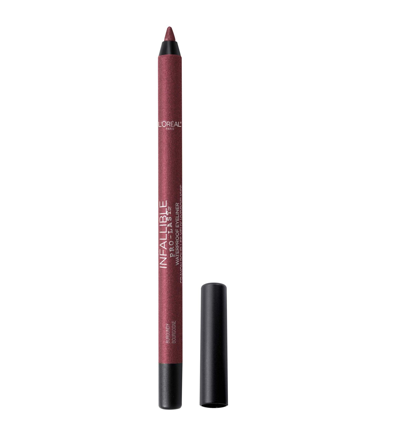 L'Oreal Infallible Pro-Last Waterproof Eyeliner Pencil - Burgundy - 0.042 Oz | Long-Lasting Makeup - Buy Online on GoSupps.com