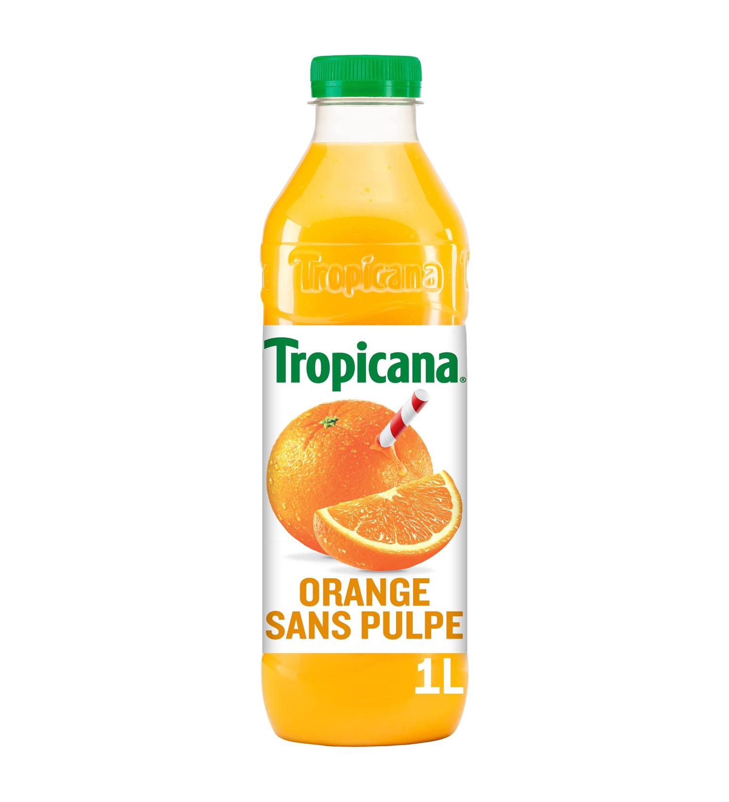 Tropicana Pure Orange Juice Without Pulp 1L - Buy Online on GoSupps.com