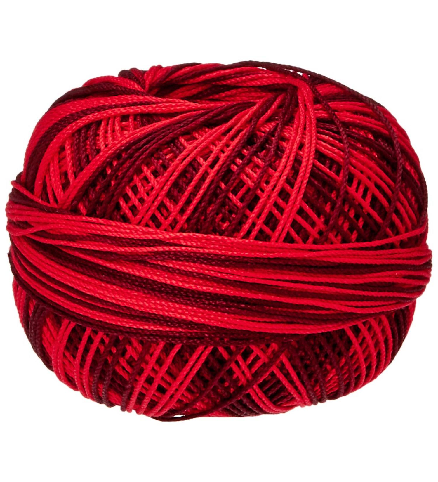 Lizbeth Egyptian Cotton Crochet Tatting Knitting Thread Size 10 - Red Burst | 25g 122yds - HH10147 - Buy Online on GoSupps.com