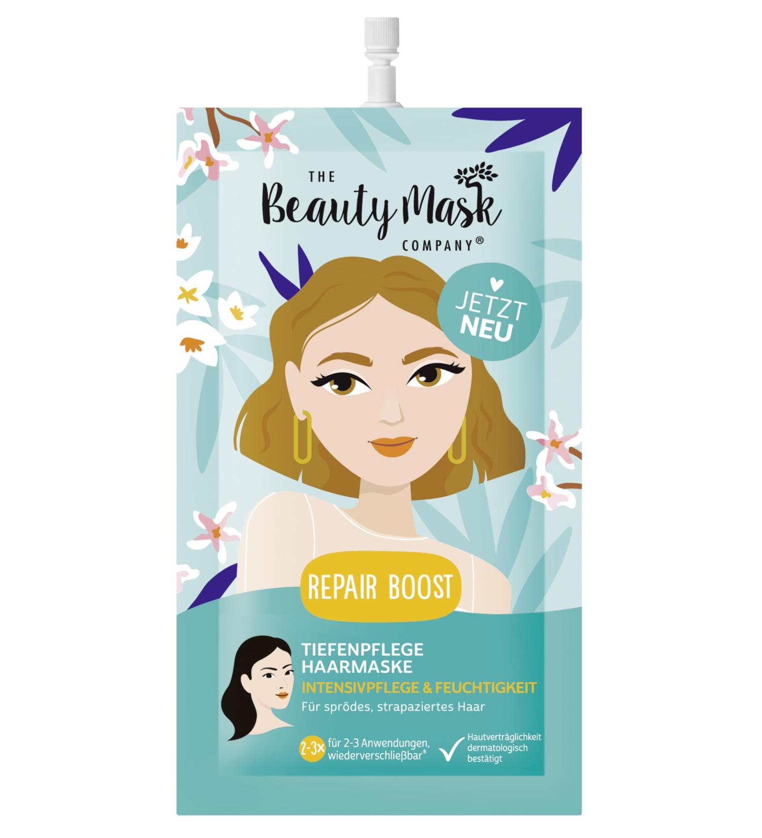 THE Beauty Mask COMPANY The Beauty Mask Company Repair Boost Hair Mask for Brittle and Damaged Hair 30ml