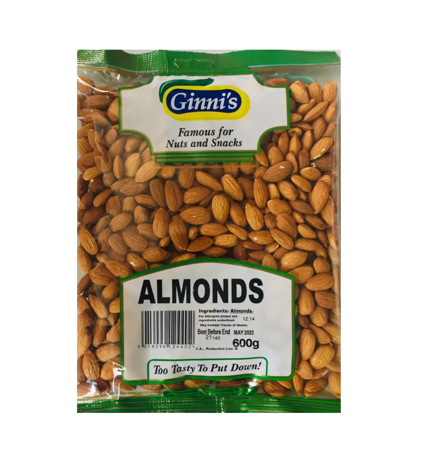 Almonds 1.2KG Whole raw 100% Raw Vegan Whole Almonds Premium Quality Almonds Source of Protein and Fiber. - Buy Online on GoSupps.com