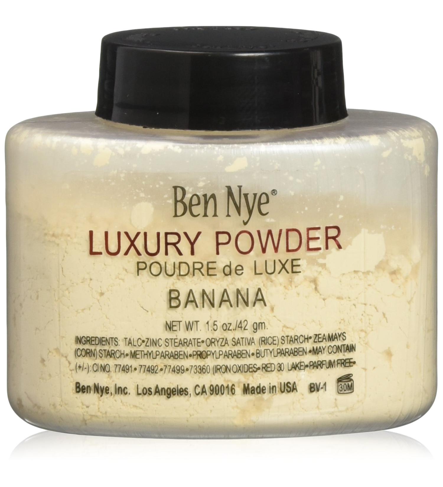 Ben Nye Luxury Powder Face Makeup  Banana  1.5 oz. Yellow 1.5 Ounce (Pack of 1)