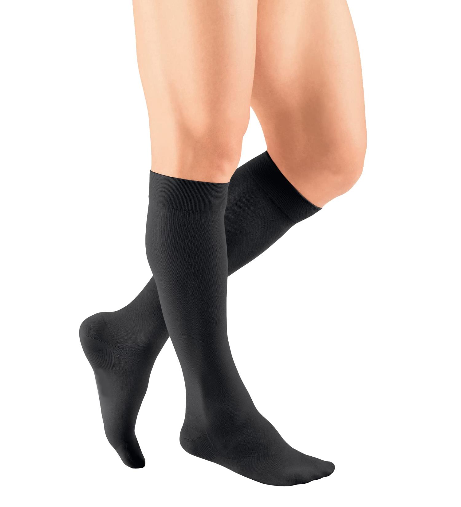 Buy Medi Duomed Basic Knee Socks with Lace - Unisex Compression Stockings CCL2 for Women & Men - Black Size VII International Shipping Available - Buy Online on GoSupps.com
