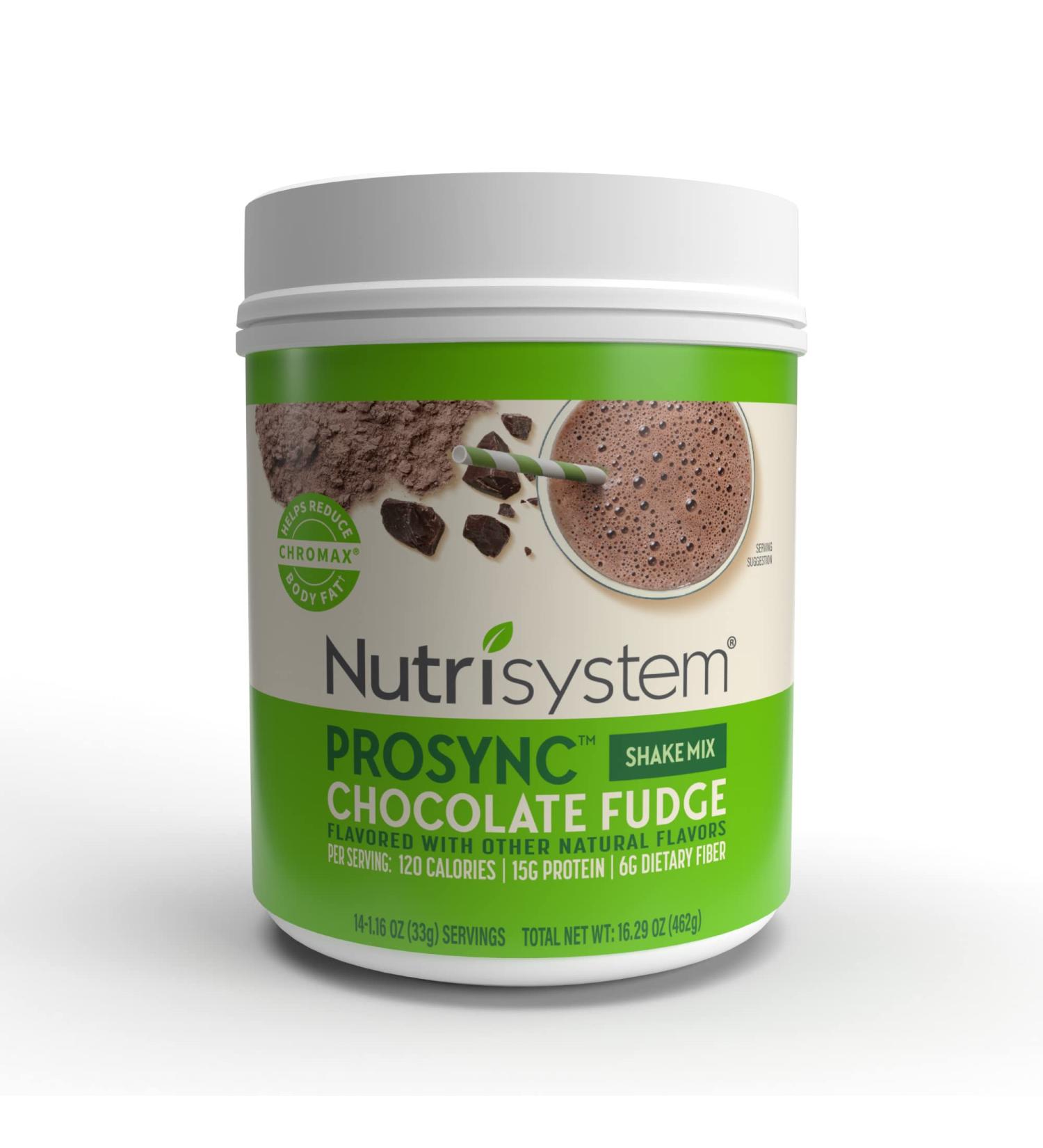 Nutrisystem ProSync Chocolate Meal Replacement Shake Mix - 14 Servings | Chocolate Fudge Flavor - Buy Online on GoSupps.com