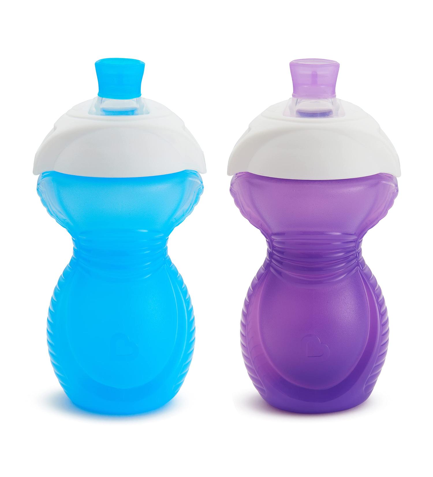 Munchkin Click Lock Bite Proof Sippy Cup 9oz 2 Pack Blue/Purple (Violet) - Buy Online on GoSupps.com