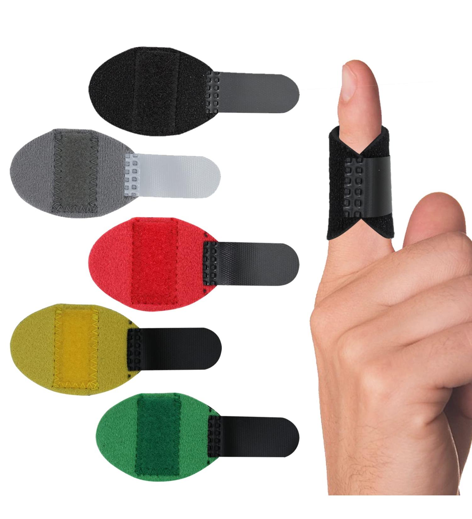 RonJea 5-Piece Trigger Finger Splint Kit for Finger Support and Straightening - Ideal for Broken Fingers, Arthritis - Fits Thumb, Middle, Ring, Index, Pinky - Buy Online on GoSupps.com