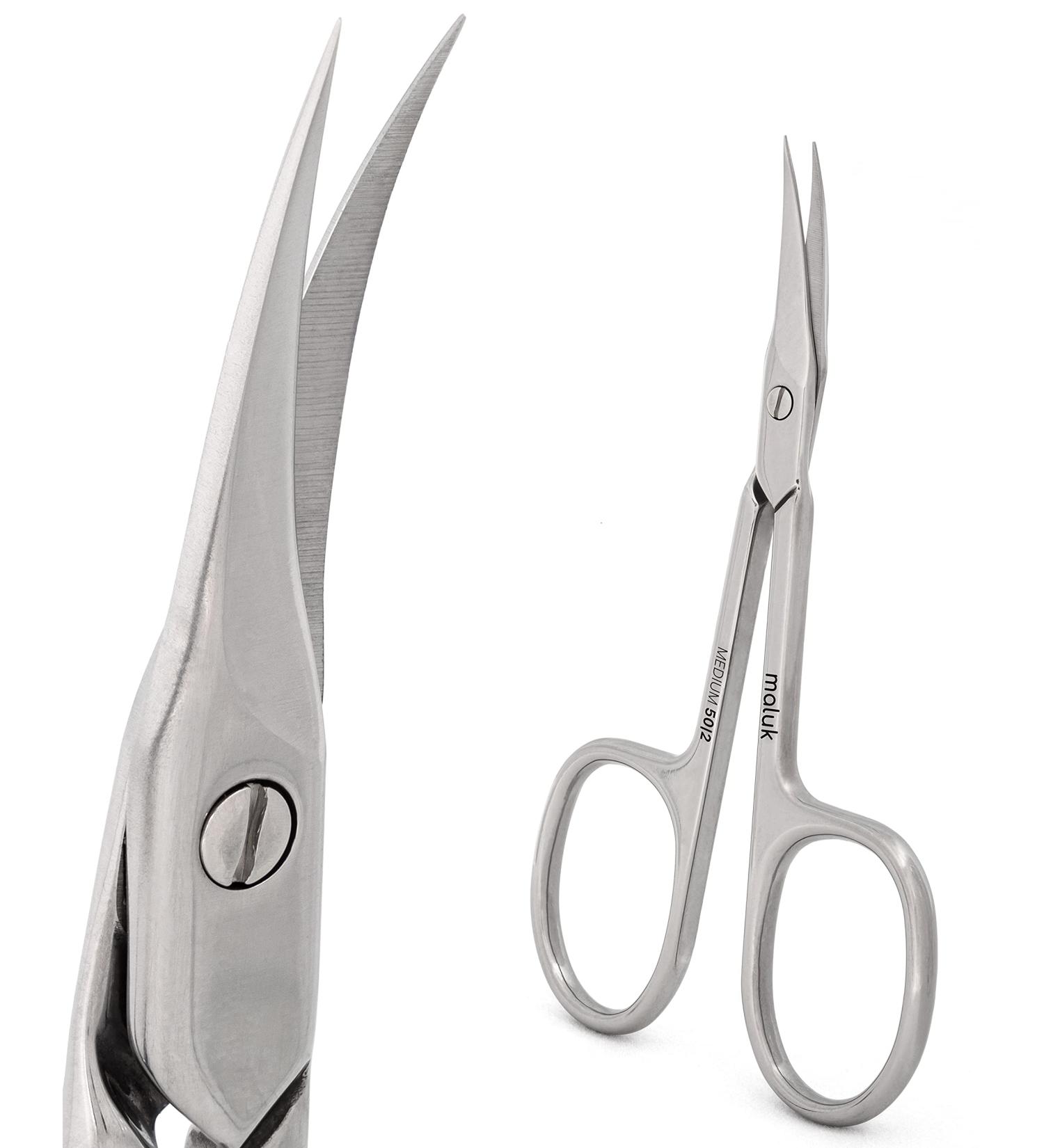 Maluk Medium Professional Cuticle Scissors - Precision Trimming Tool - Buy Online on GoSupps.com