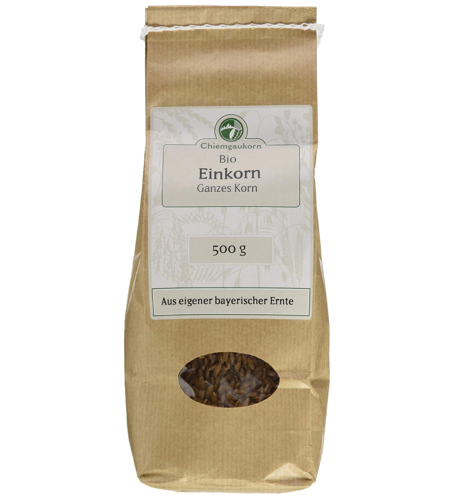 Buy Chiemgaukorn Organic Einkorn Whole Grain 500g | Premium International Shipping - Buy Online on GoSupps.com