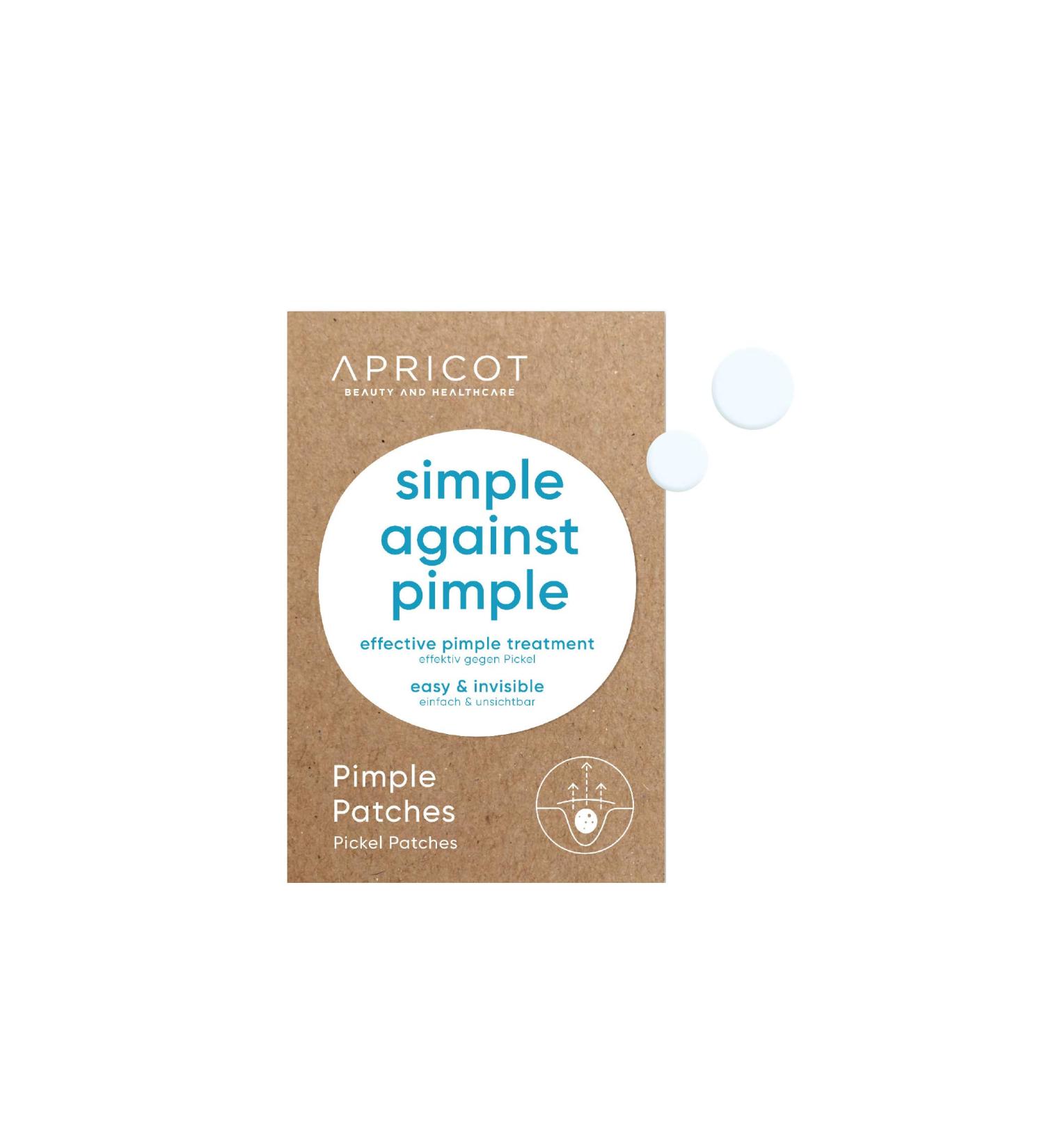 APRICOT Pimple Patches - Hydrocolloid Acne Treatment - 72 Invisible Pimple Pads for Clear Skin - Buy Online on GoSupps.com