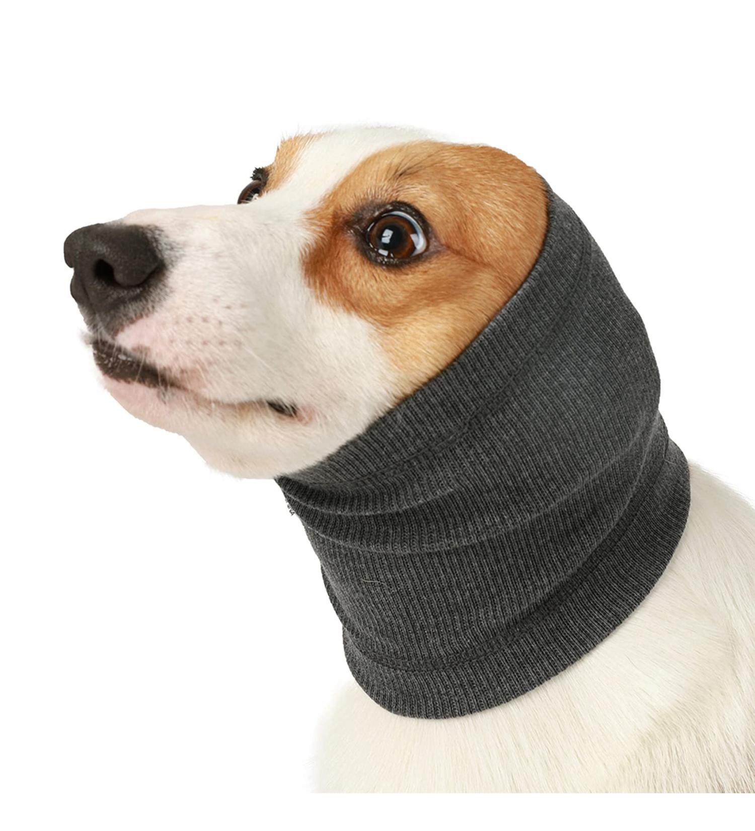 Vokiuler Quiet Ears: Dog & Cat Hoodies for Noise Block & Anxiety Relief - Medium Gray - Buy Online on GoSupps.com