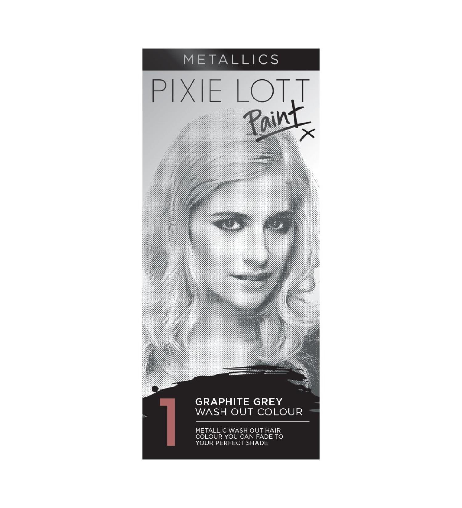 Pixie Lott Paint Wash-Out Hair Colour Metallics Graphite Grey
