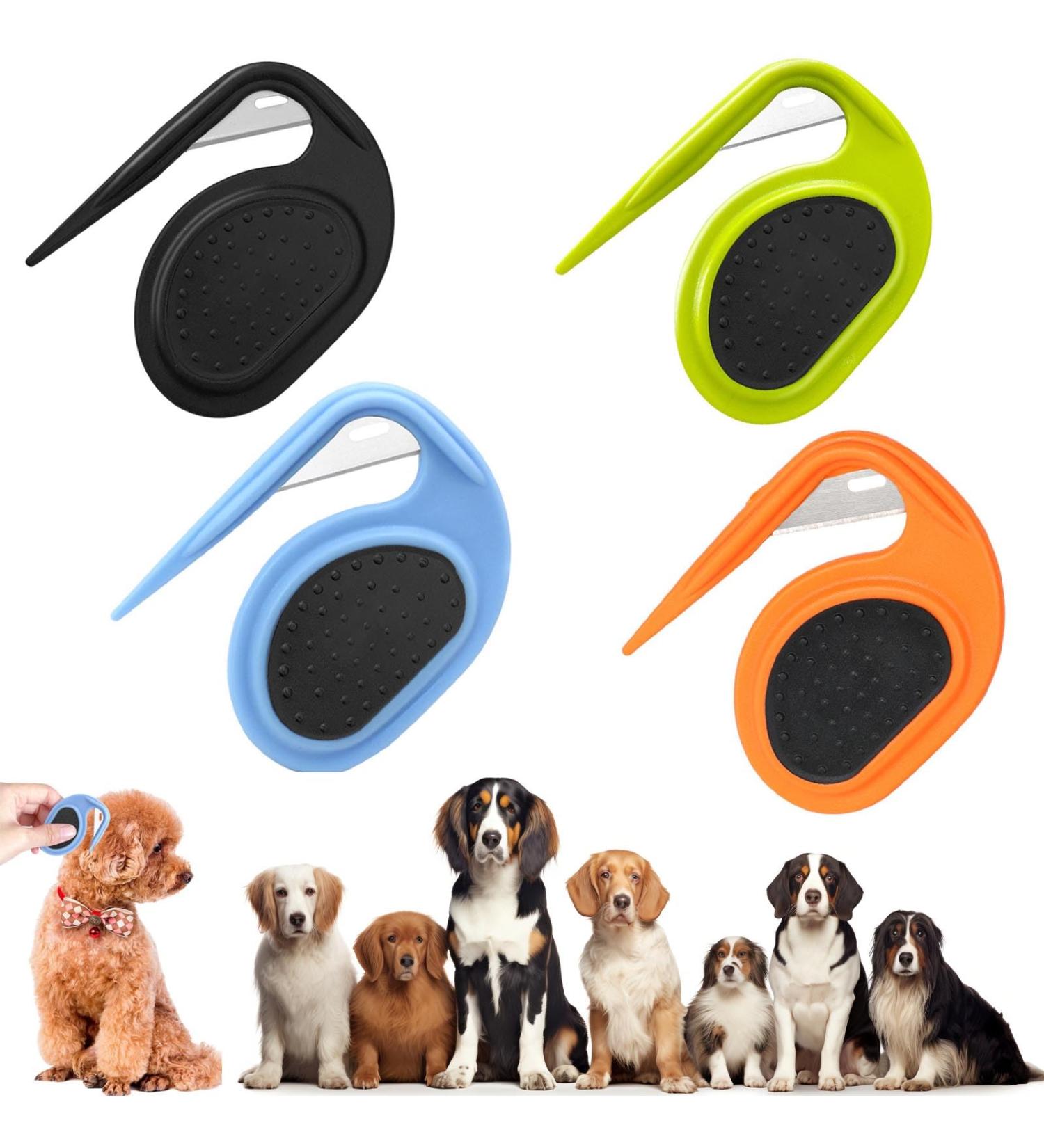 Best Remove the Knot Comb for Cats & Dogs | Pet Dematting Comb Set (4PCs) - Effortless Knot Removal & De-Filtering Tools - Buy Online on GoSupps.com