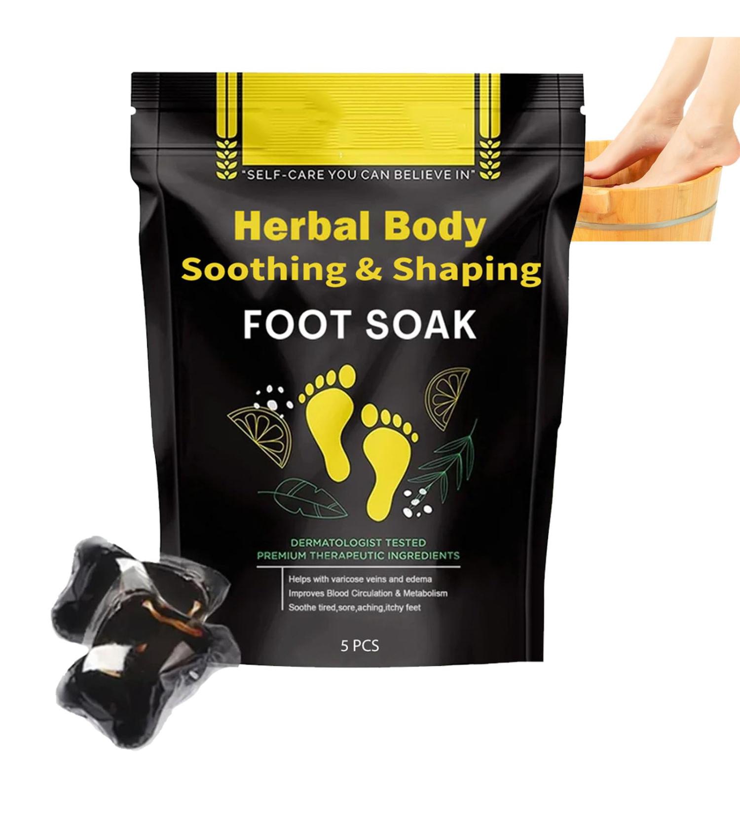 Herbal Detox Cleansing Foot Soak Beads for Men & Women - Body Detox Foot Bath Bag - Buy Online on GoSupps.com