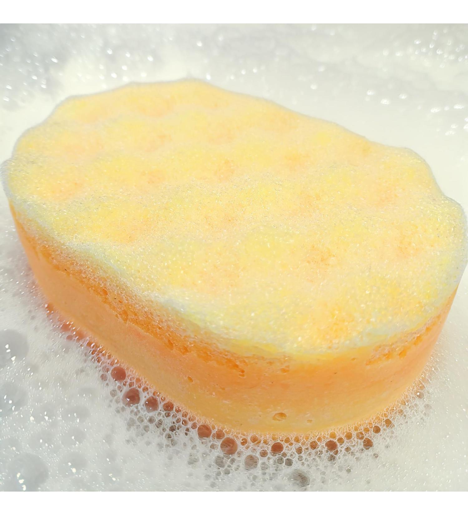 Lady Millionaire Exfoliating Soap Sponge - 250g - Moisturising Shea Butter - Perfume Scent - Vegan Friendly - Puddle of Wax - Made in The UK - Buy Online on GoSupps.com