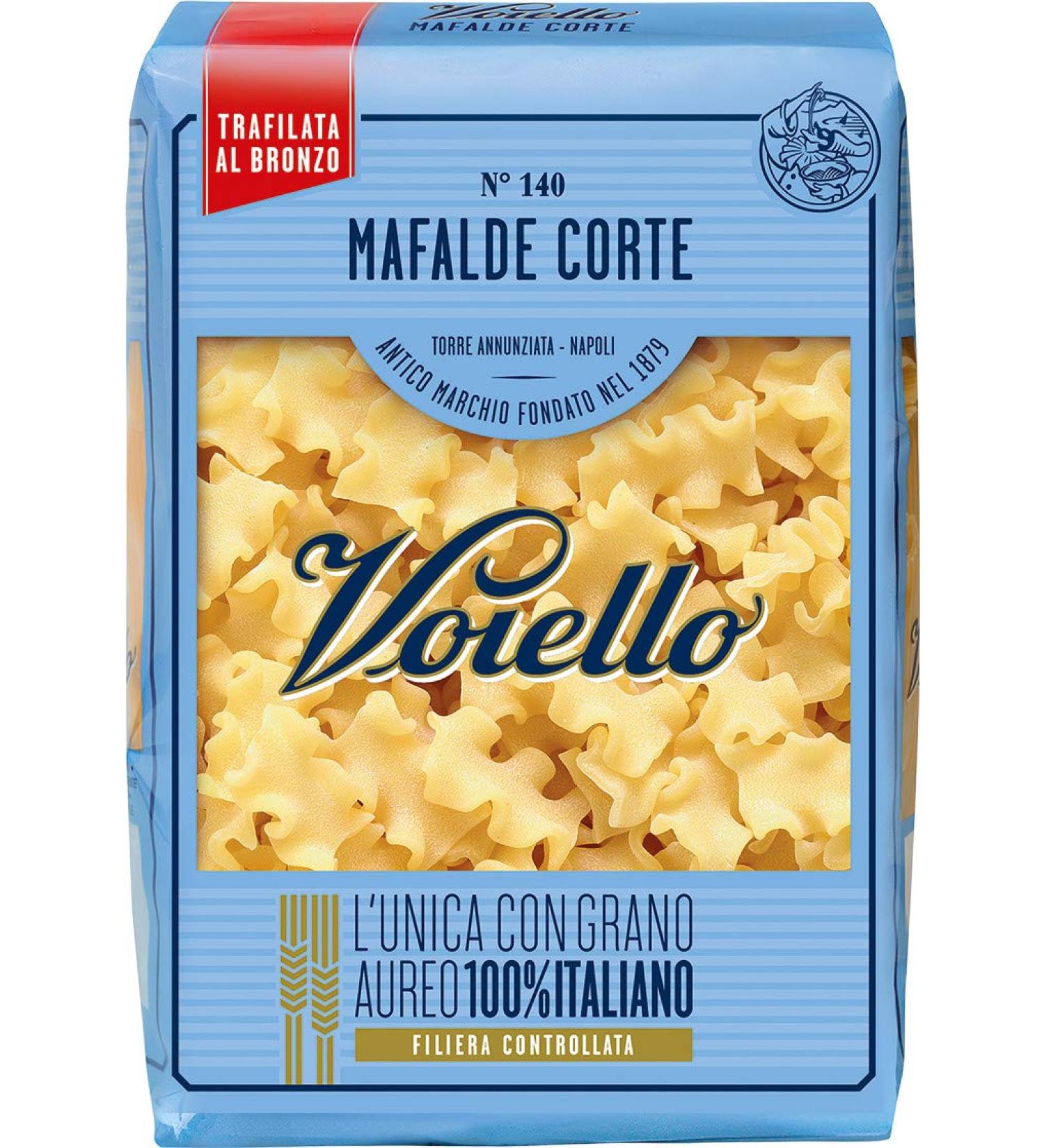  Voiello Voiello Voiello Mafalde Corte 16 Pack of 500 g / Premium Quality from Italy / Rich in Protein. 0.5 kg 500 ml - Buy Online on GoSupps.com