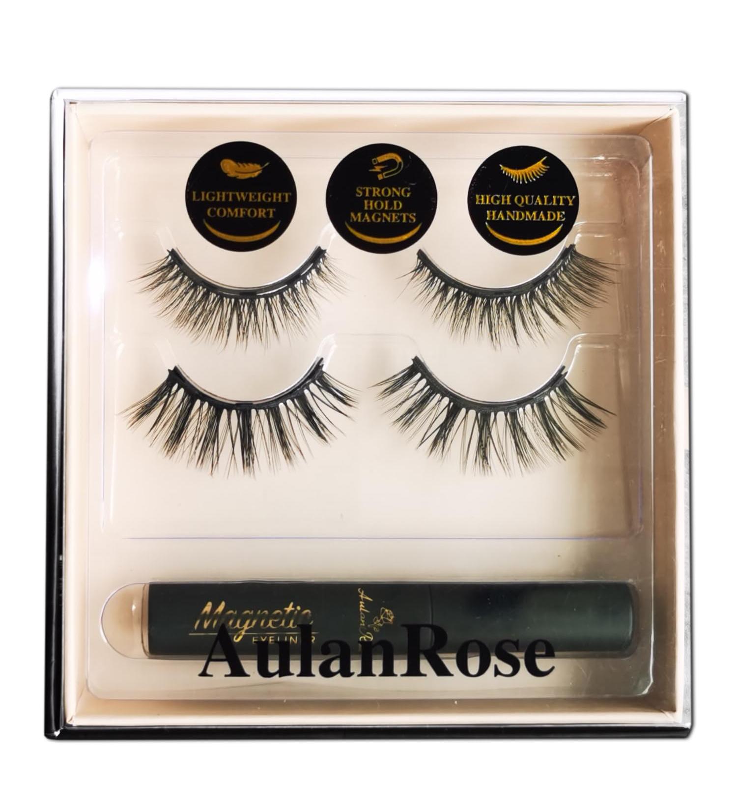 Magnetic Eyelashes - Medium Cat Eye Lashes Natural Look Cruelty-Free & Vegan Faux Mink | 60 Wears - Buy Online on GoSupps.com