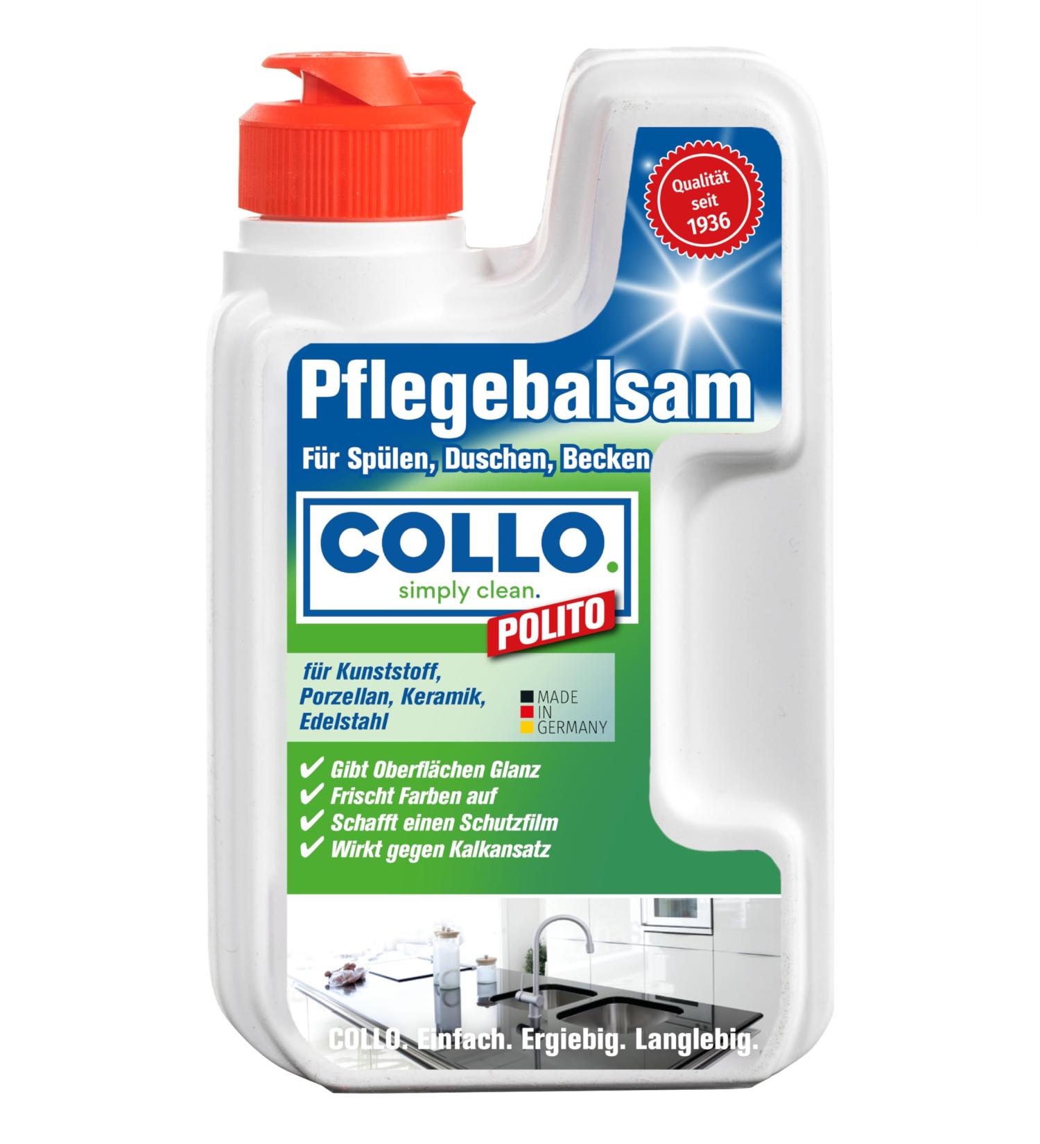 Collo Polito Premium Rinking Pin Care 125 ML | Kitchen & Bathroom Cleaner | Shine for Granite Stainless Steel Porcelain & Ceramics - Buy Online on GoSupps.com