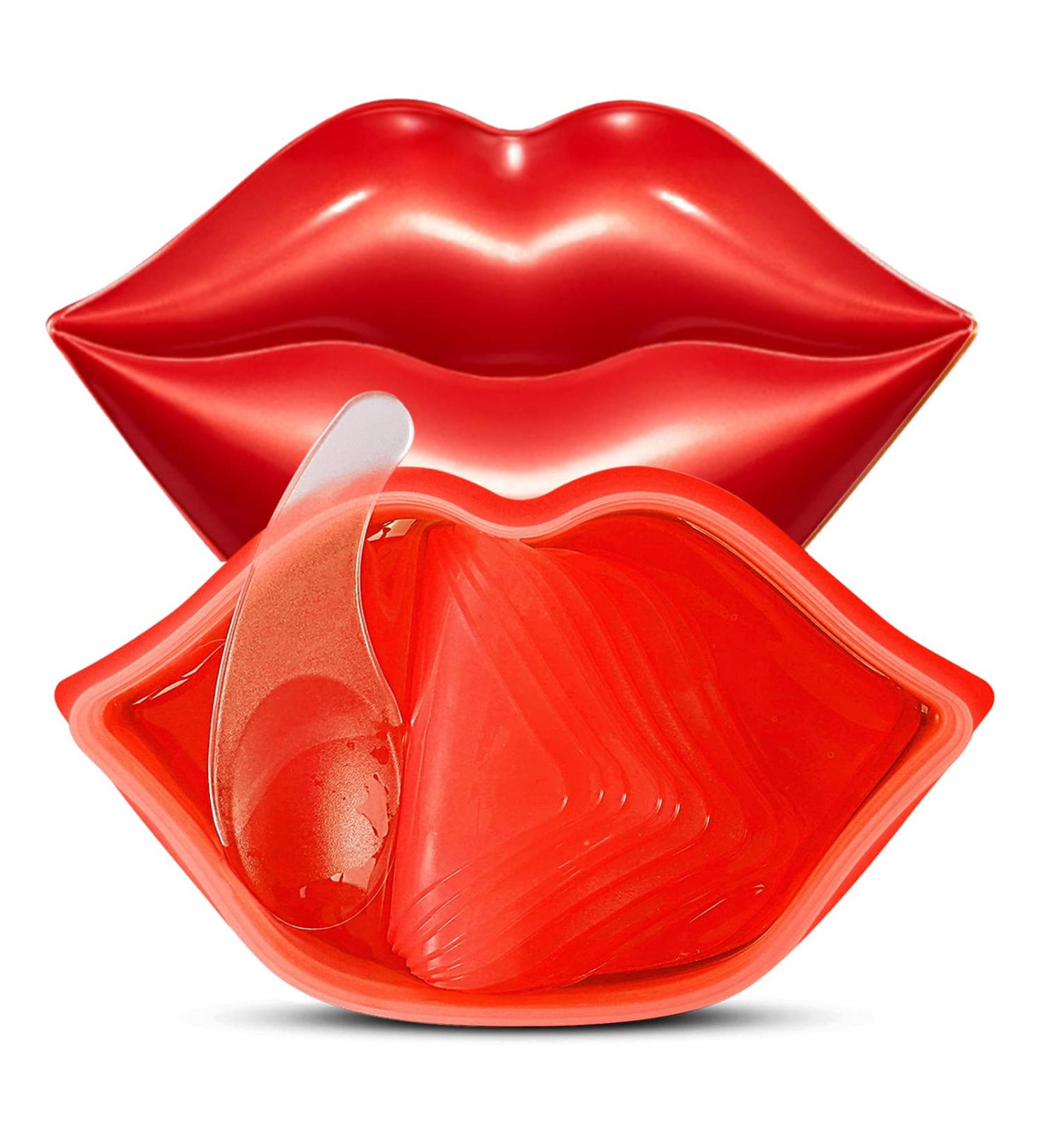 Shop Charm Kiss 20Pcs Moisturizing Lip Mask | Red Lip Care for Plump Nourished Lips - Buy Online on GoSupps.com