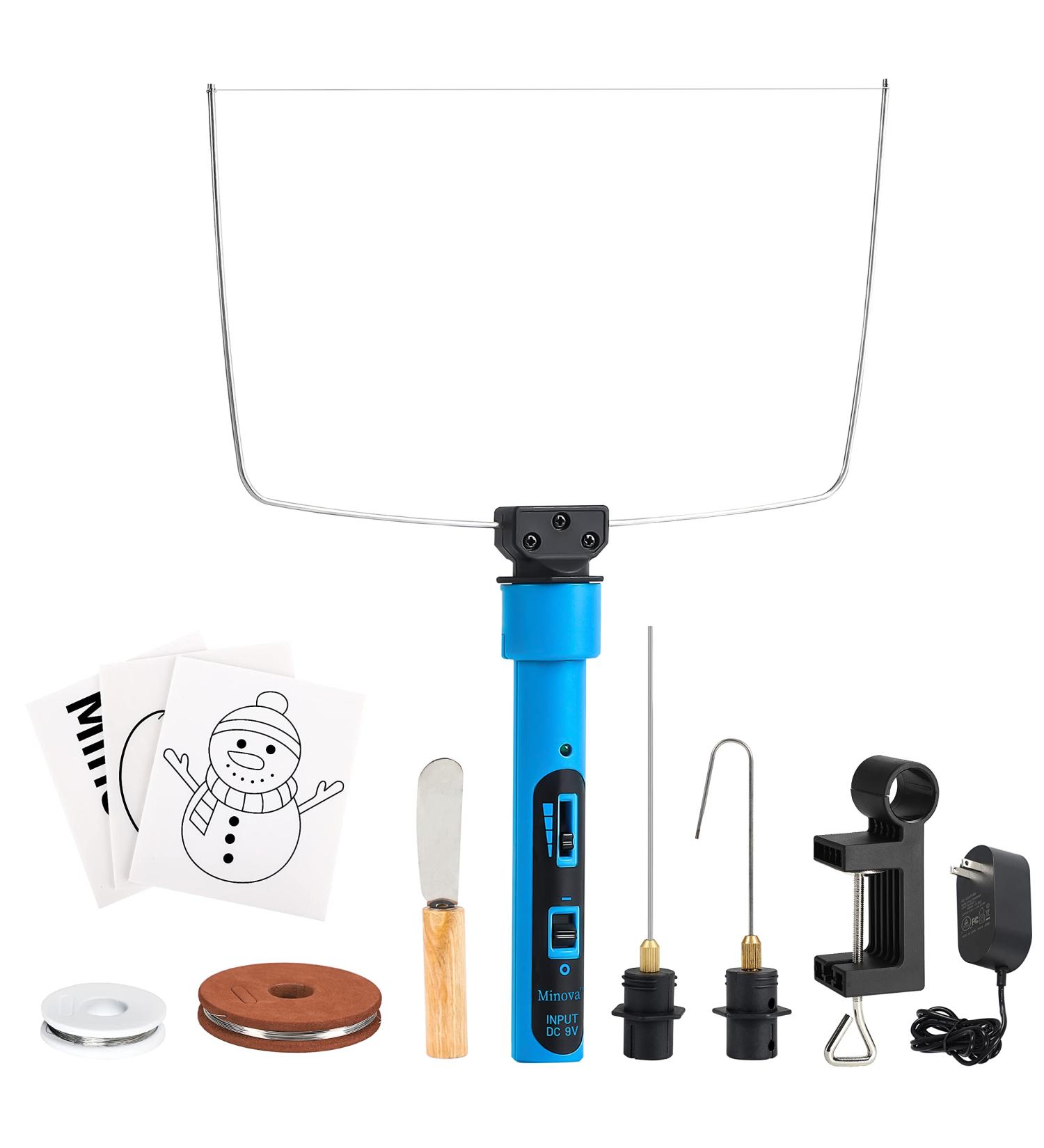 MINOVA Temp Control Hot Wire Foam Cutter 27W Styrofoam Knife Cutter Hot Knife Foam Cutter Styrofoam Cutter Kit Luxury Corded 27W Corded Lux - Buy Online on GoSupps.com