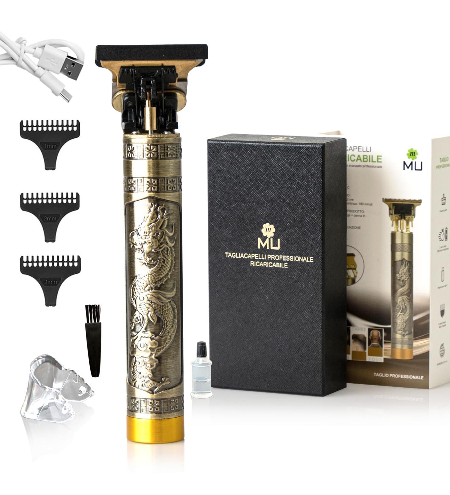 Buy M Mu Razor Men - Rechargeable Contour Hair Trimmer & T-Outliner | Perfect Wedding Day Gifts & Barber Set - Buy Online on GoSupps.com