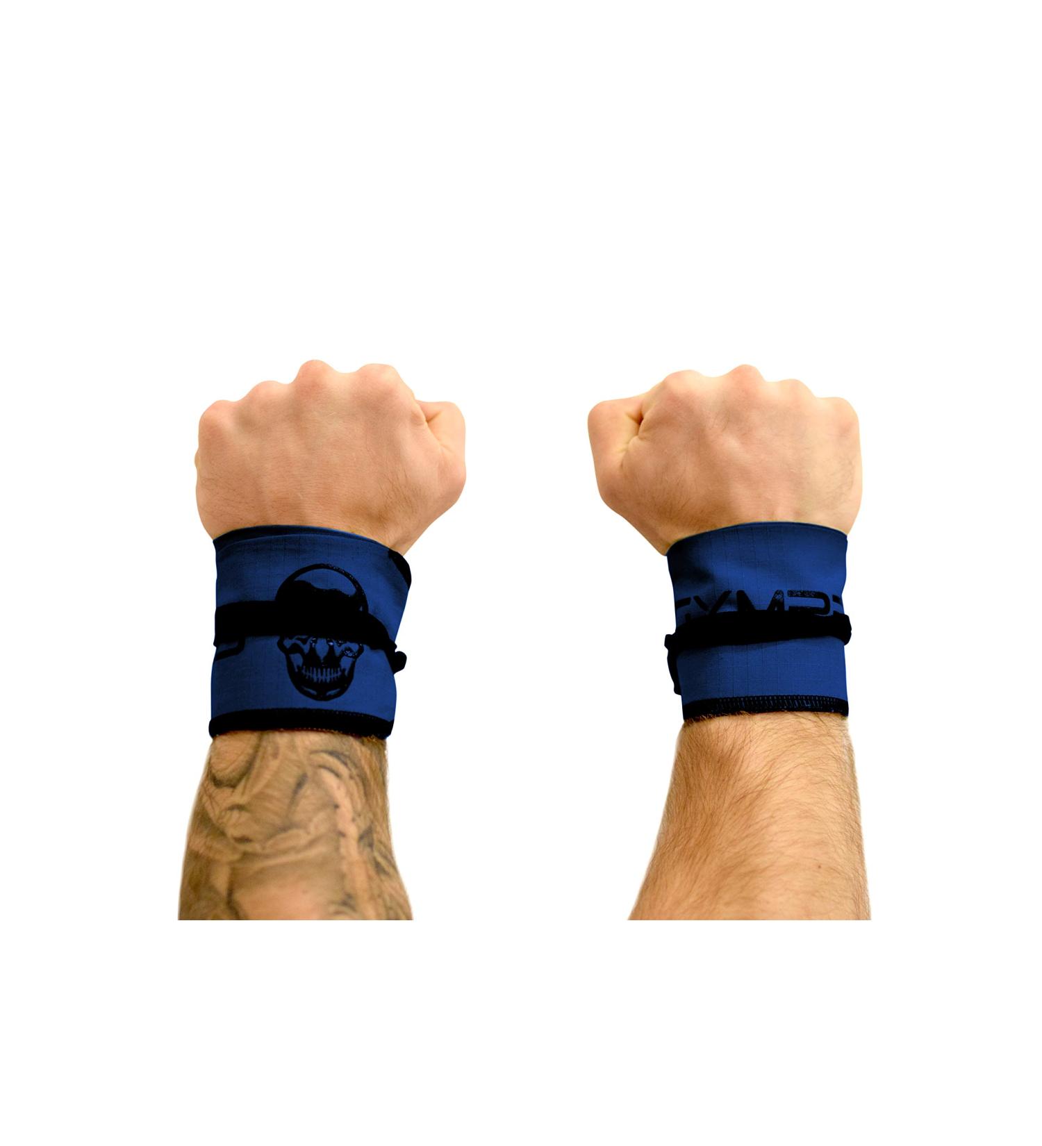 Gymrepers Strength Wrist Bandages - Ultimate Support for Cross-Training Olympic Lifting and Calisthenics | Unisex Navy Wrist Wraps - Buy Online on GoSupps.com