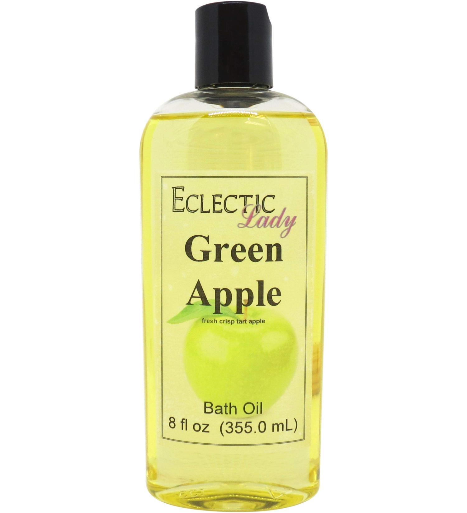 Buy Green Apple Bath Oil | Eclectic Lady | Moisturizing & Relaxing Scented Body Oil for Dry Sensitive Skin | 8 oz - Buy Online on GoSupps.com